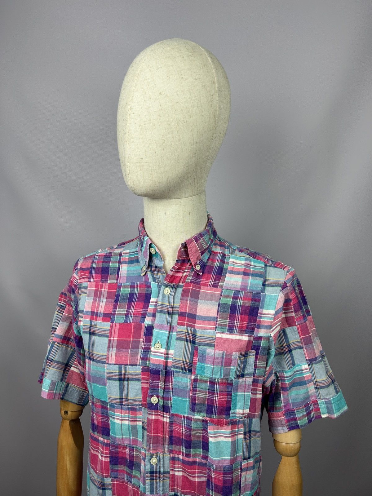 Gant GANT Forbet Madras Patches linen blend short sleeve shirt M Size US M / EU 48-50 / 2 - 2 Thumbnail