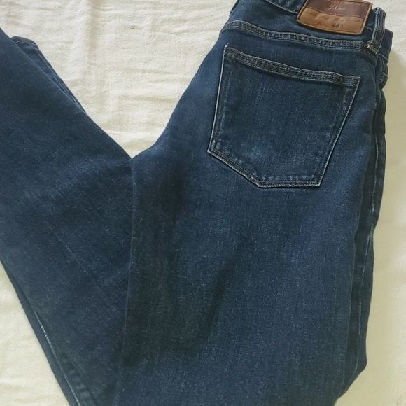 Vintage J. Crew 484 Slim Fit Stretch Karubo Sz. 28x32 Blue Jeans Size US 28 / EU 44 - 13 Thumbnail