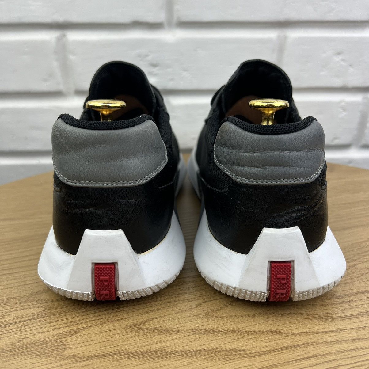 Prada PRADA Sneakers Nylon Shoes Tech Plum Side Logo Black Men’s Size US 11 / EU 44 - 7 Thumbnail