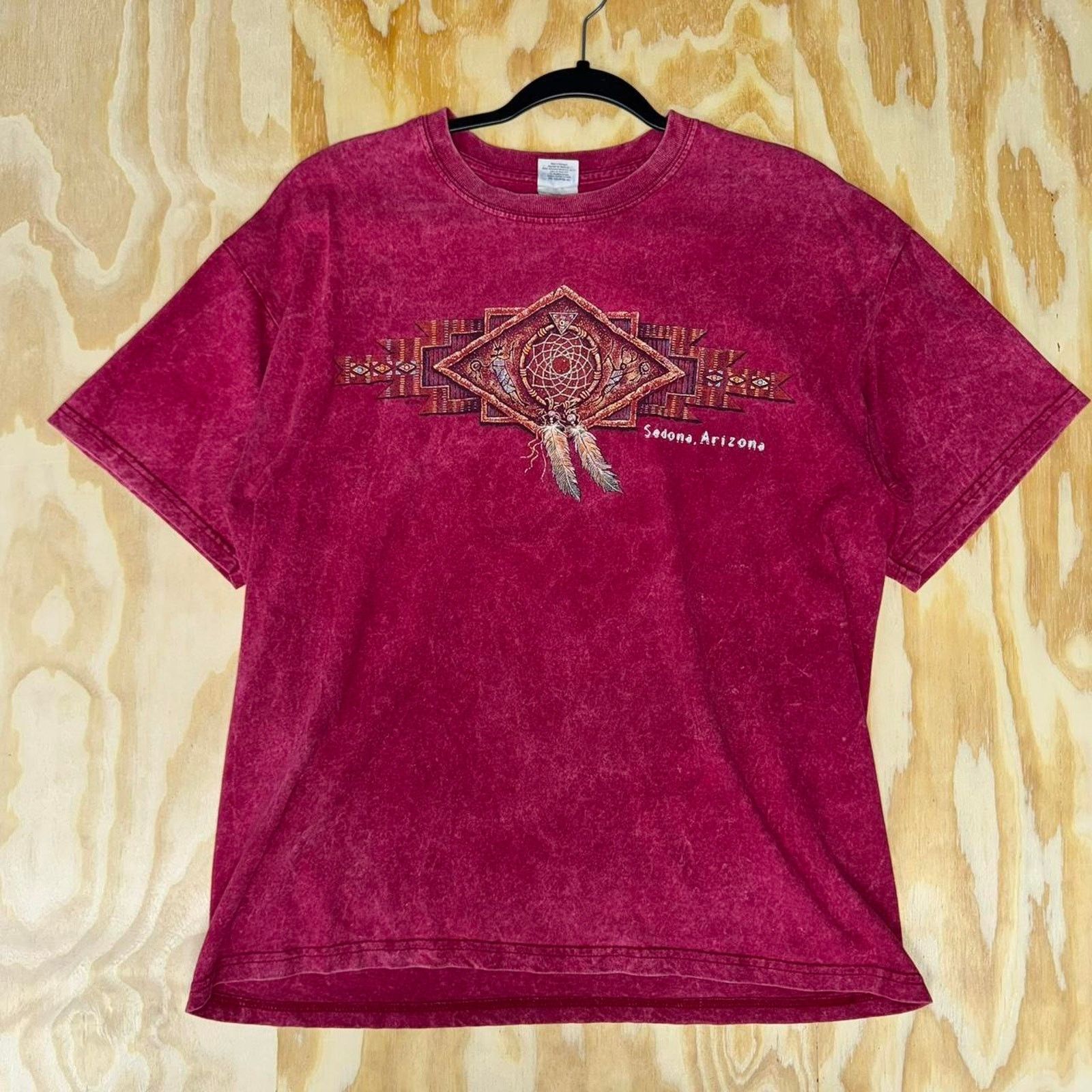 The Mountain Large - Vintage y2k burgundy arizona tourist t-shirt Size US L / EU 52-54 / 3 - 1 Thumbnail