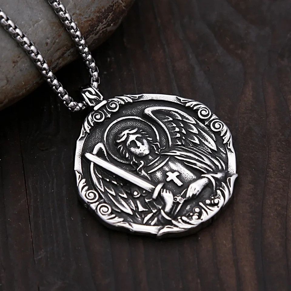 Other Vintage Angel Pendant Necklace Size ONE SIZE - 2 Thumbnail