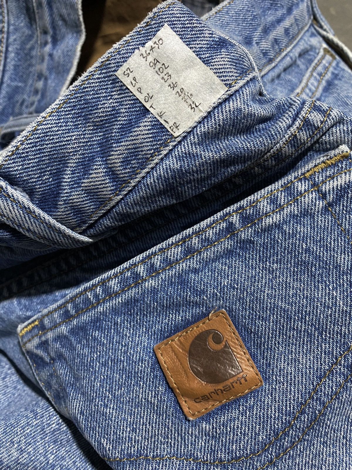 Carhartt Carhartt B172 DST Flannel Lined Jeans Size US 36 / EU 52 - 5 Thumbnail