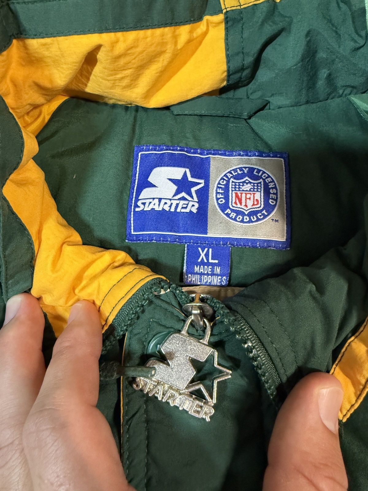 Starter Vintage green bay packers starter jacket Size US XL / EU 56 / 4 - 3 Thumbnail