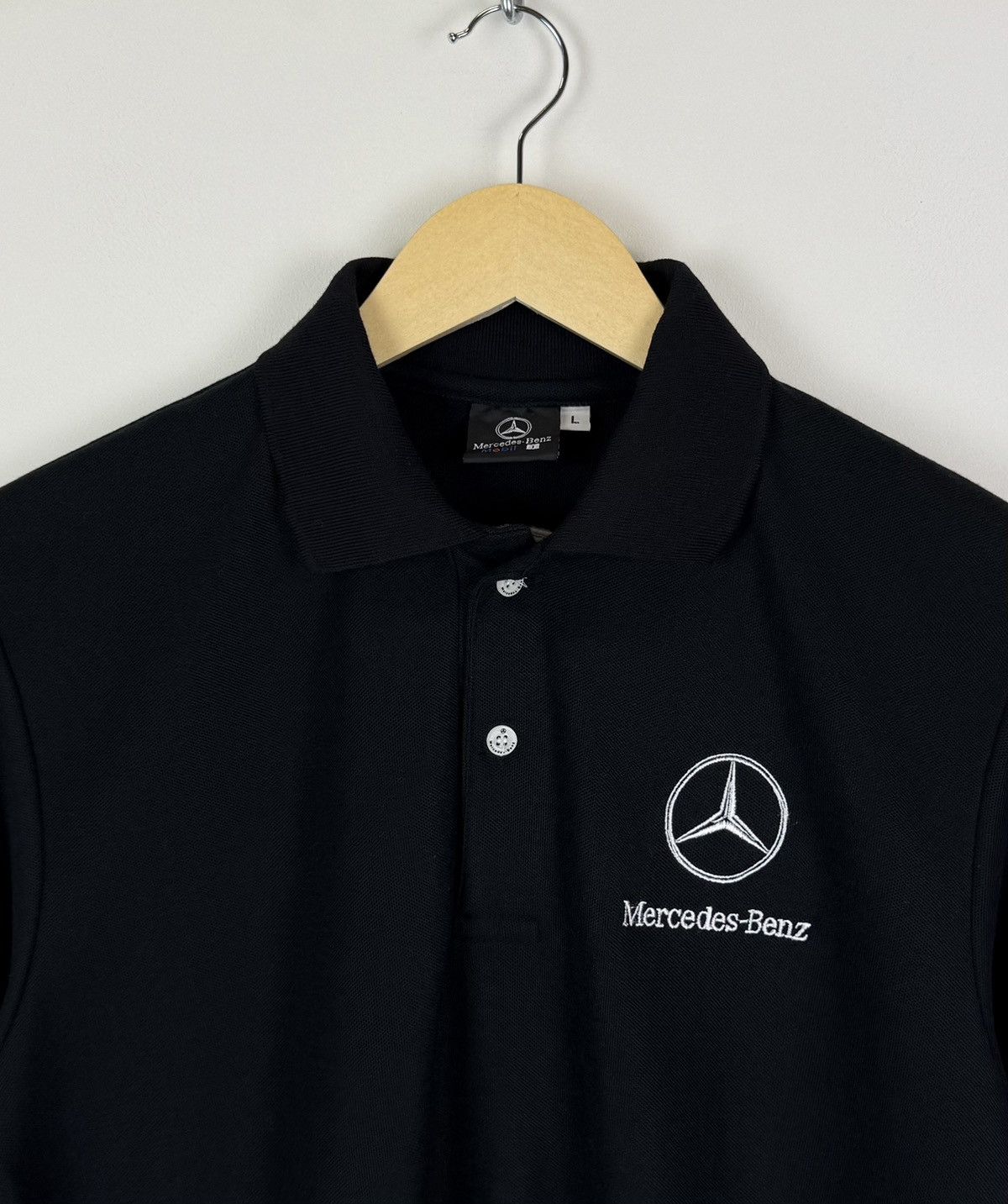 Mercedes-Benz Vintage Mercedes-Benz Mobil 1 Formula One Racing Polo Shirt Size US L / EU 52-54 / 3 - 5 Thumbnail