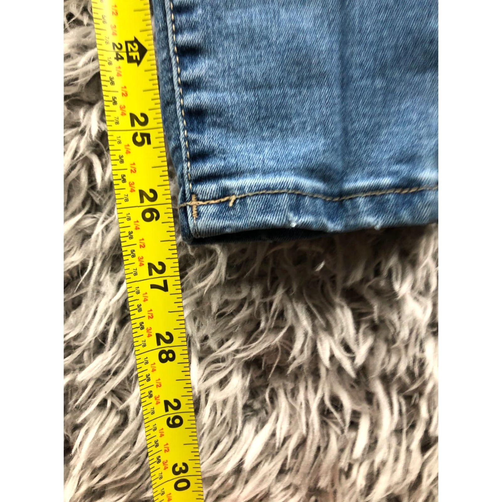 Vintage SO High Rise Jegging Jeans Size 3 Juniors Dark Wash Blue Denim Women 5-Pocket Style Regular Fit Vintage: No Size 26" / US 2 / IT 38 - 3 Thumbnail