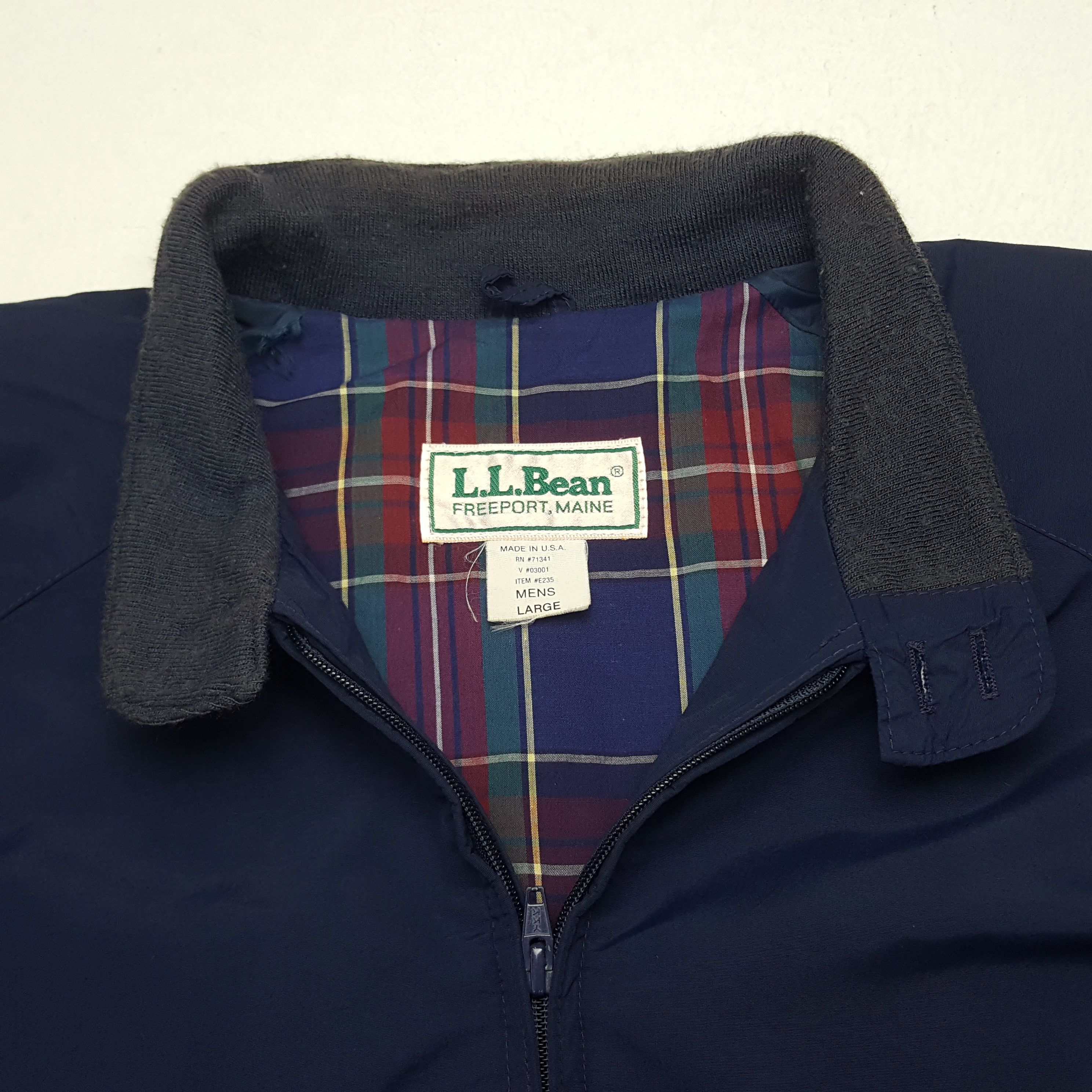 L.L. Bean × Vintage Vintage L.L. Bean Zipper Bomber Jacket Size US L / EU 52-54 / 3 - 3 Thumbnail