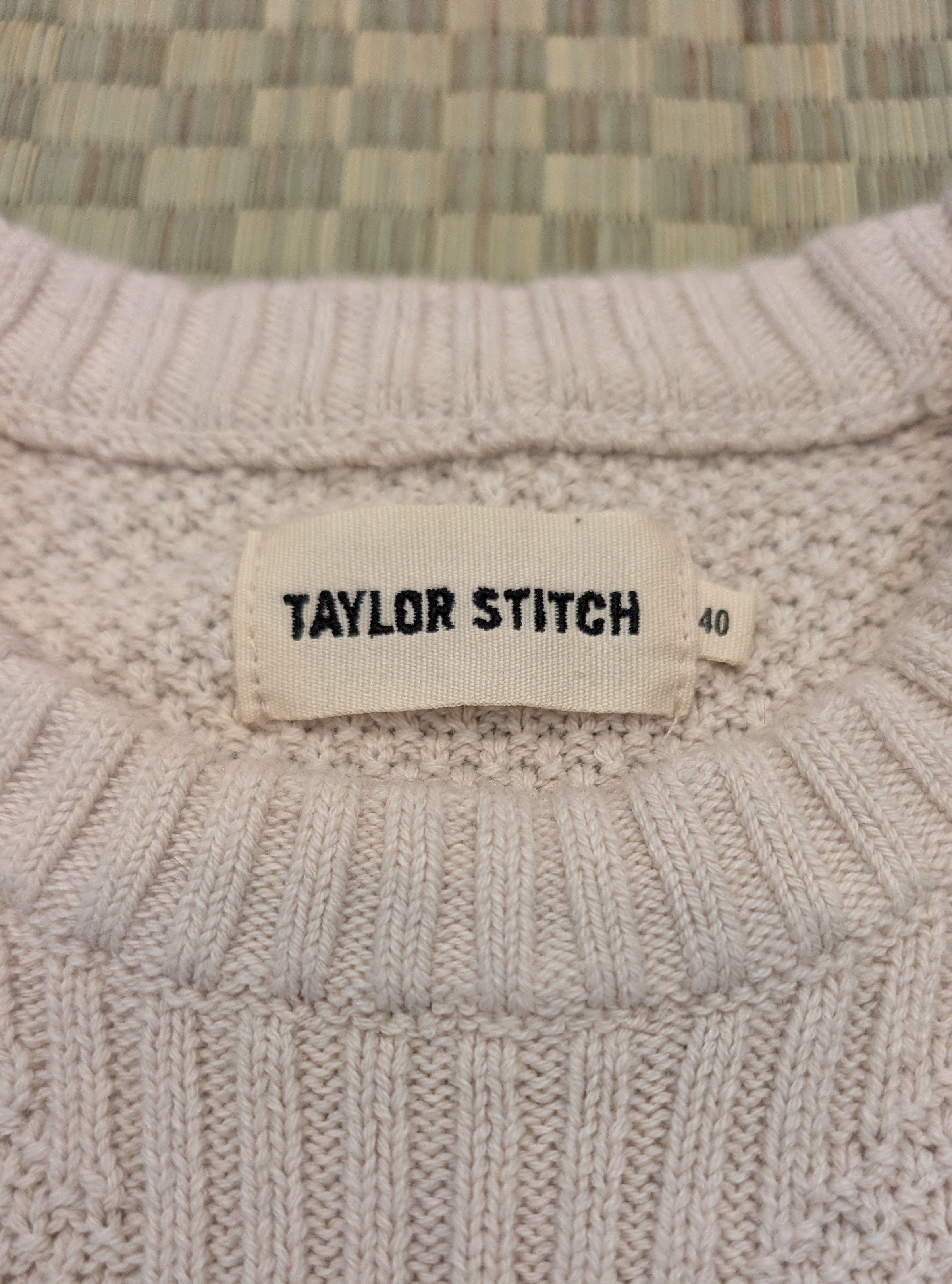 Taylor Stitch Taylor Stitch The Russel Sweater Heather Oat Cotton Cashmere Size US M / EU 48-50 / 2 - 3 Thumbnail