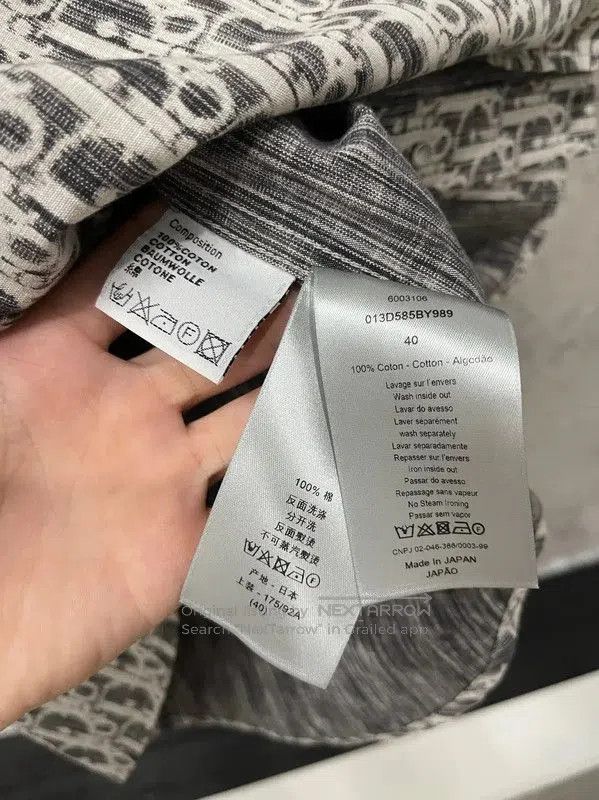Dior Dior Multi-Color Cotton Long Sleeve Shirt . Size US M / EU 48-50 / 2 - 6 Thumbnail