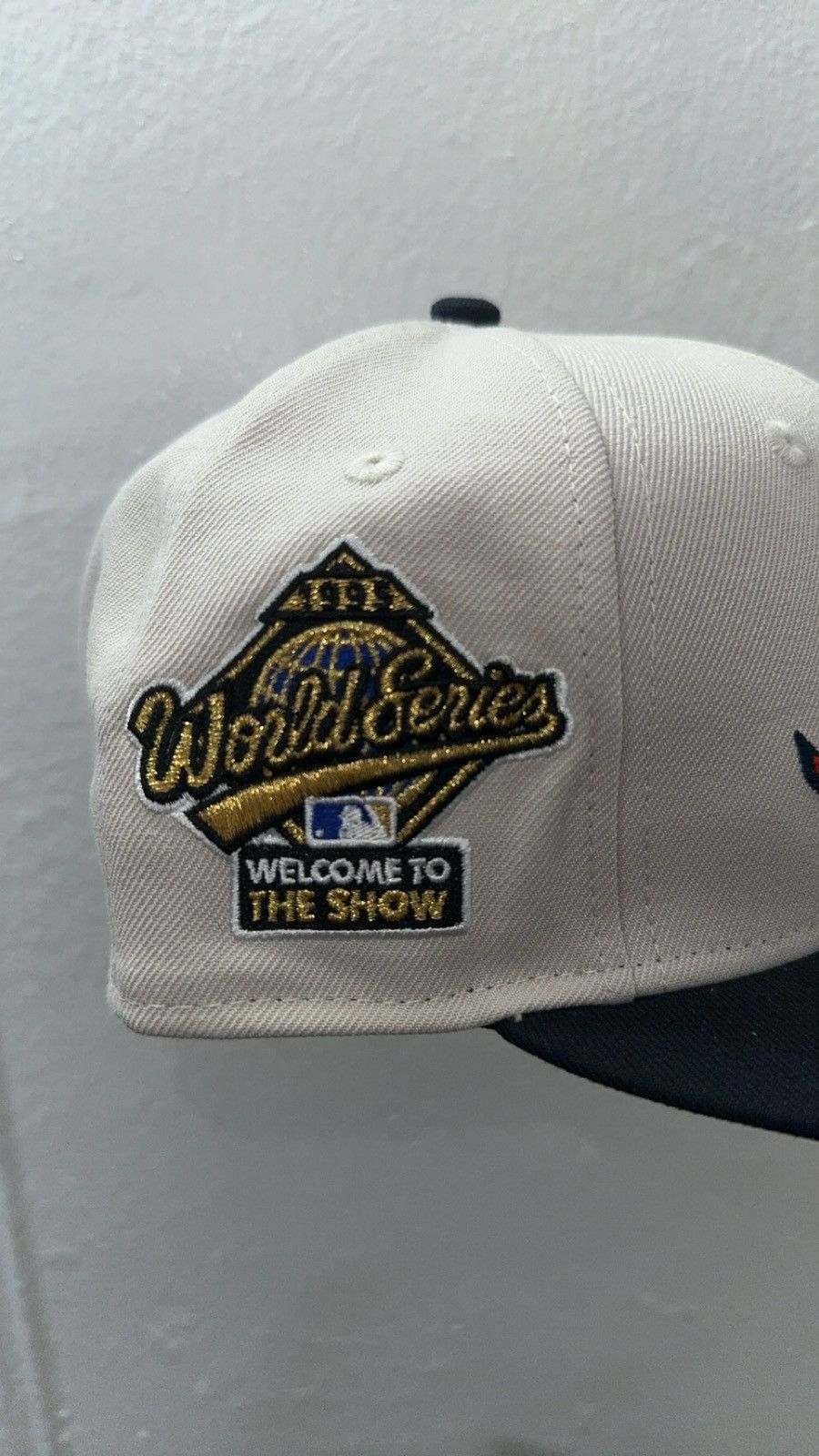 New Era New Era 59fifty Atlanta Braves fitted hat size 7 1/2 Size ONE SIZE - 2 Thumbnail