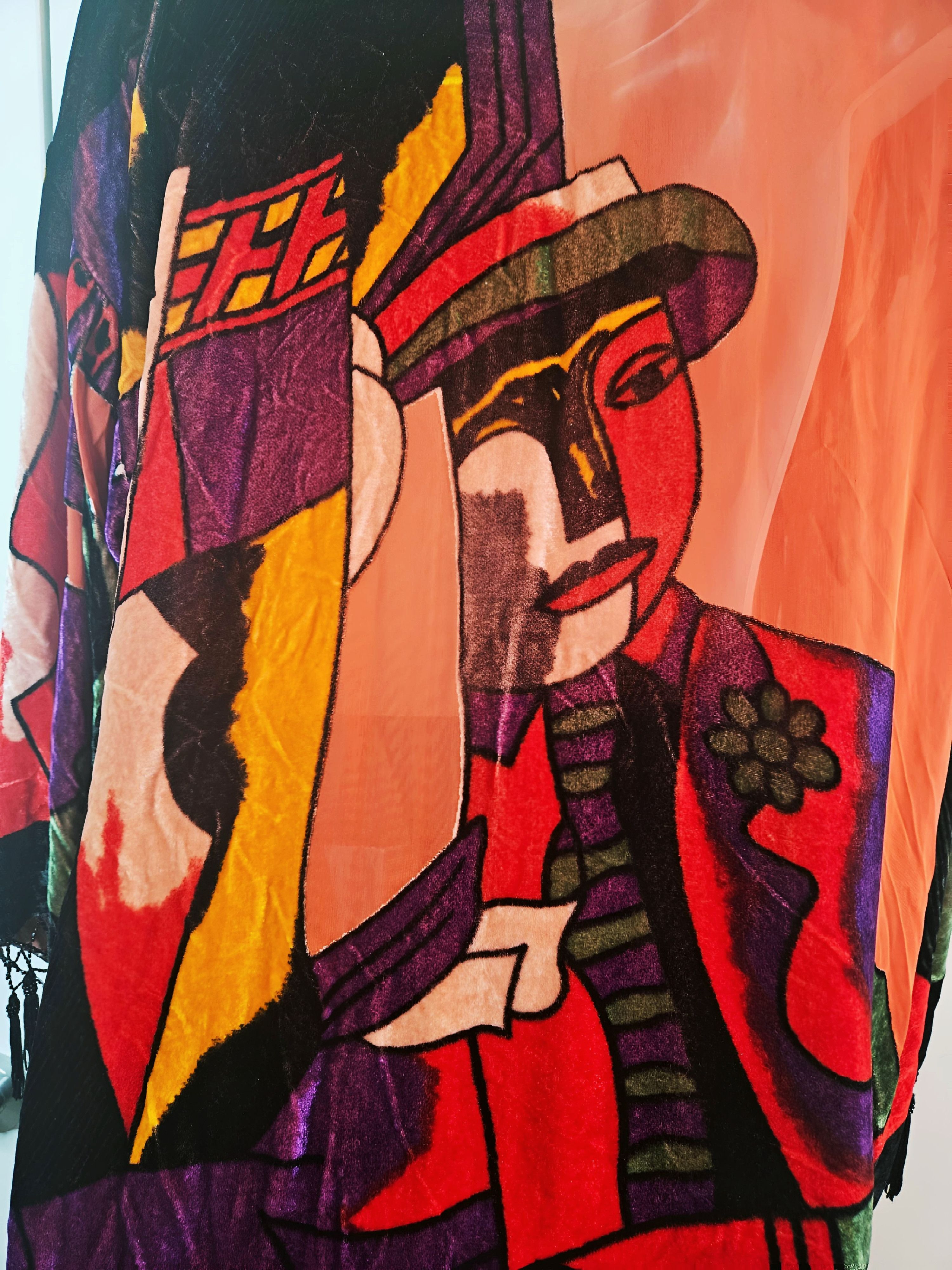 Other CUSTOM PICASSO ART DECO OPERA COAT Size L / US 10 / IT 46 - 2 Thumbnail