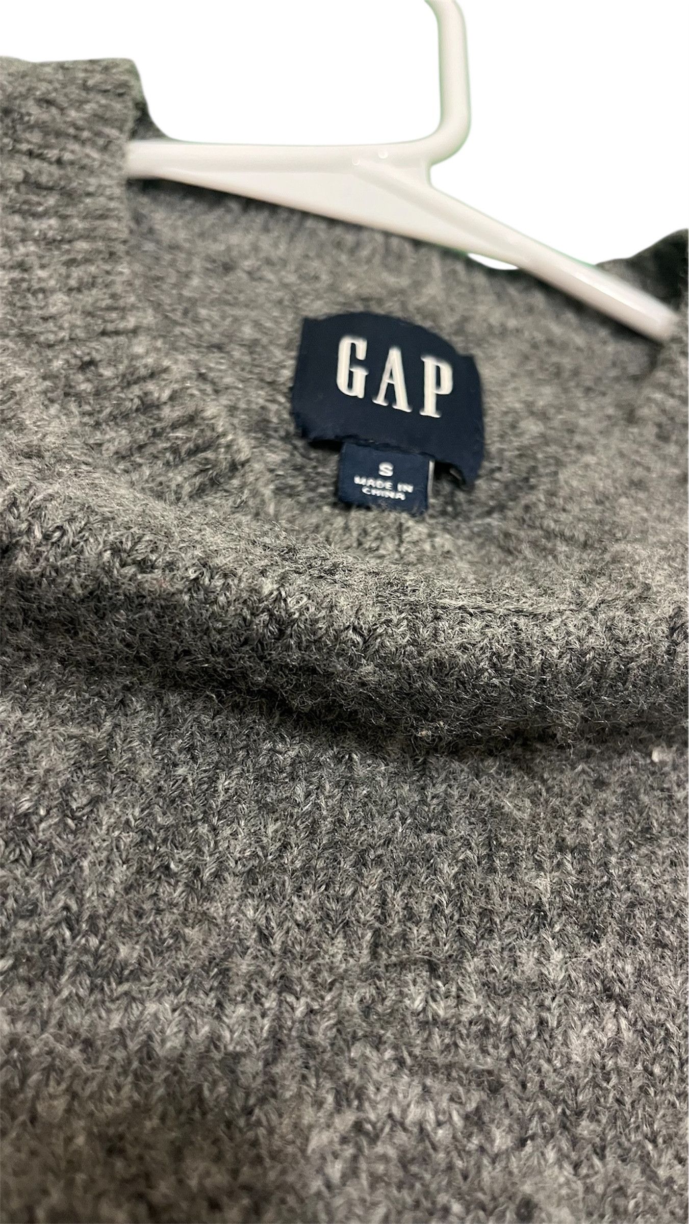 Gap × Vintage Gray Knit Vintage Gap Sweater Size US S / EU 44-46 / 1 - 3 Thumbnail
