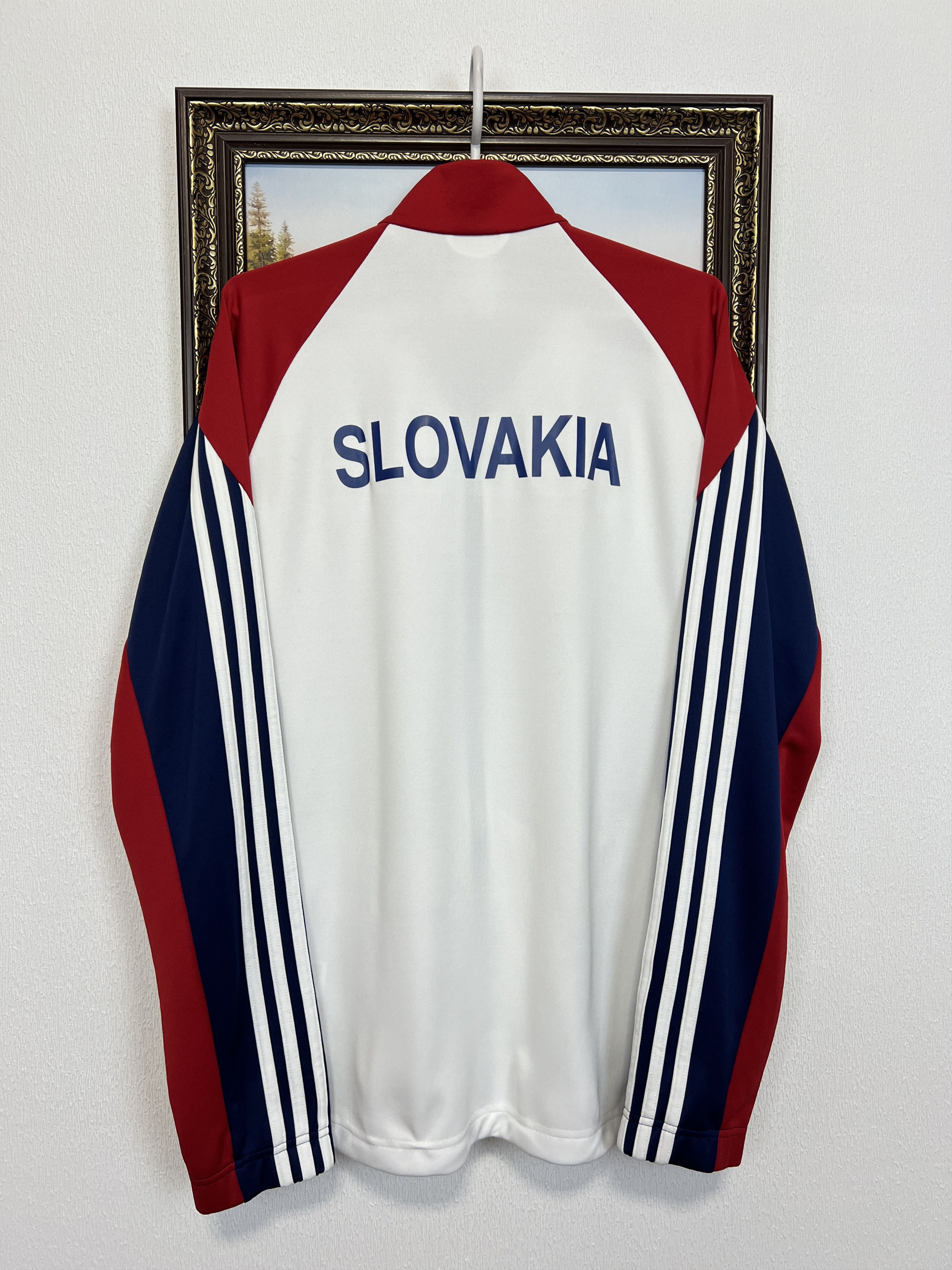 Adidas Slovakia Football Jacket Soccer Track Top National Rare Size US M / EU 48-50 / 2 - 10 Thumbnail