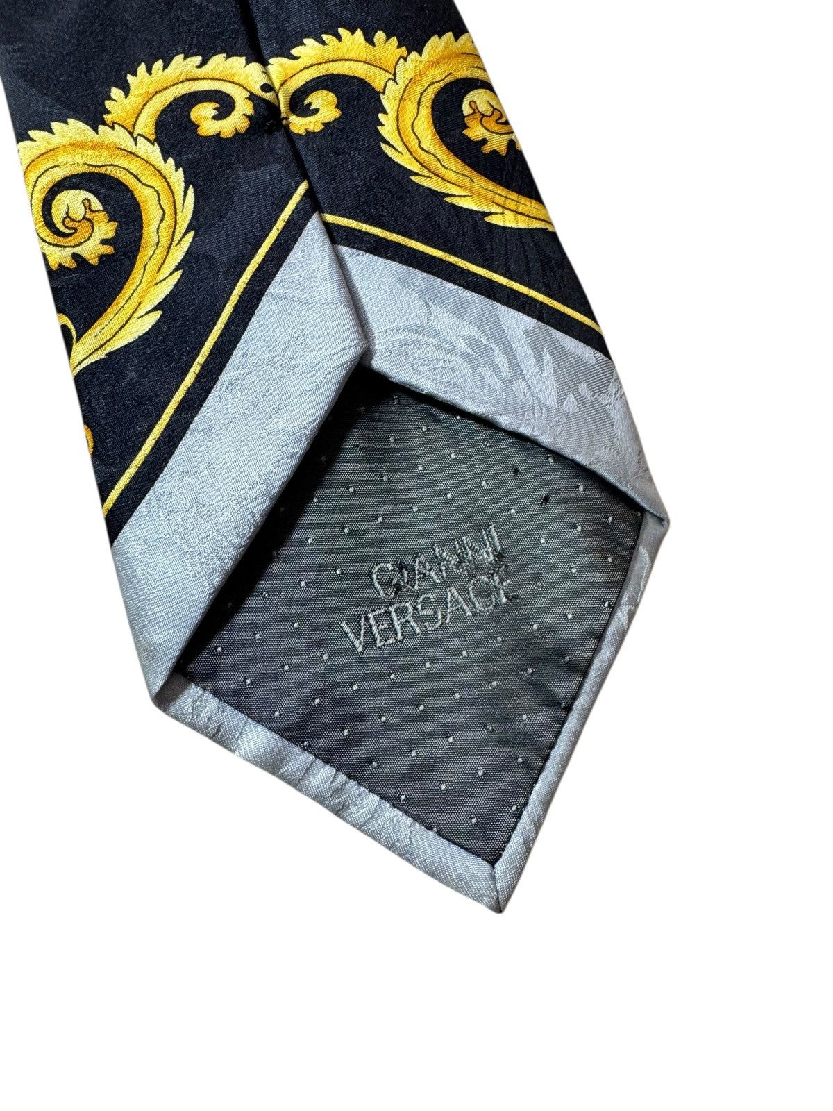 Versace Gianni Versace vintage silk tie baroque Medusa Size ONE SIZE - 6 Thumbnail