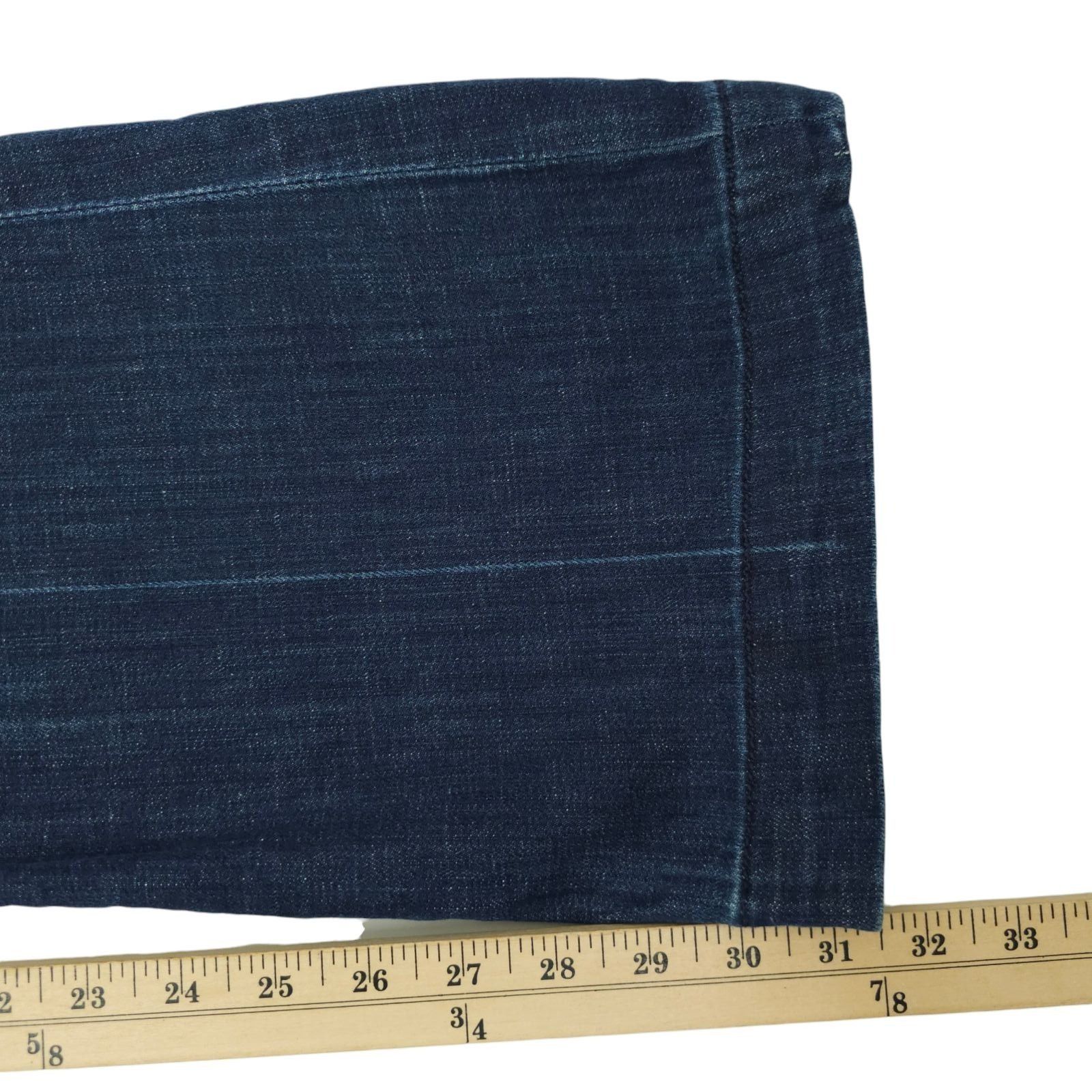 7 For All Mankind 7 For All Mankind Dojo Jeans 29 Dark Wash Wide Leg Flare Size 31" - 17 Thumbnail