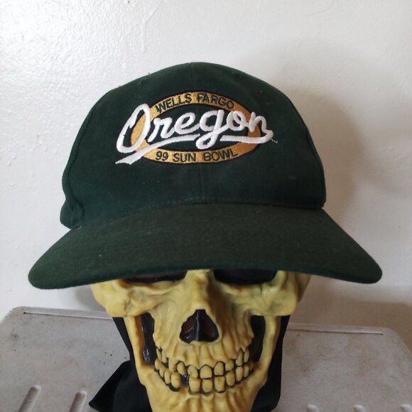 NCAA × Vintage Vintage Oregon Ducks Sun Bowl 1999 Snap Back Hat Size ONE SIZE - 2 Thumbnail