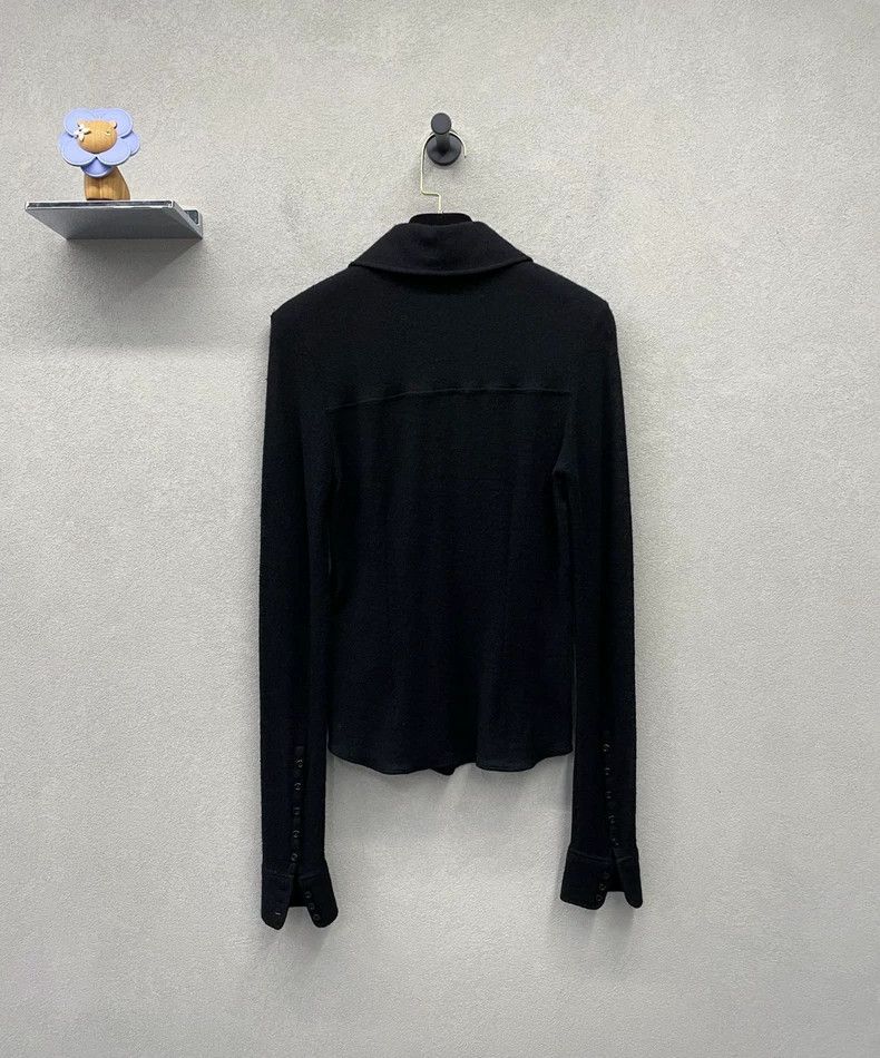 Saint Laurent Paris Saint Laurent ParisSolid Straight Single Breasted Long Sle Size US S / EU 44-46 / 1 - 2 Thumbnail