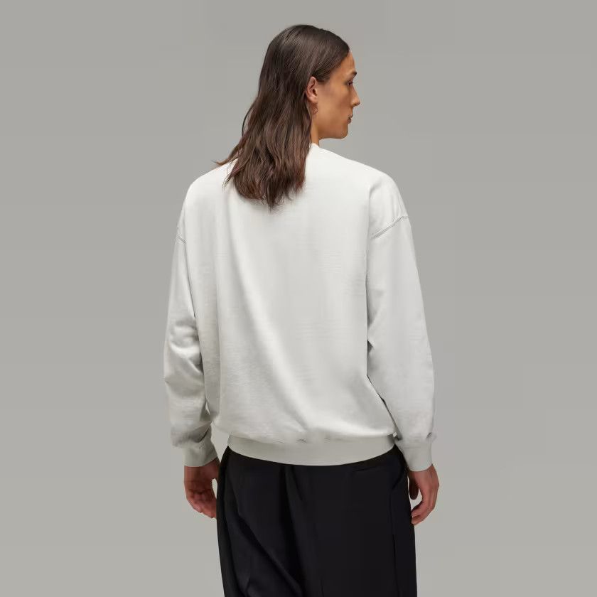 Y-3 o1s22i1n0125 Soft Cotton & Polyester Sweatshirt in Grey Size US XL / EU 56 / 4 - 4 Thumbnail