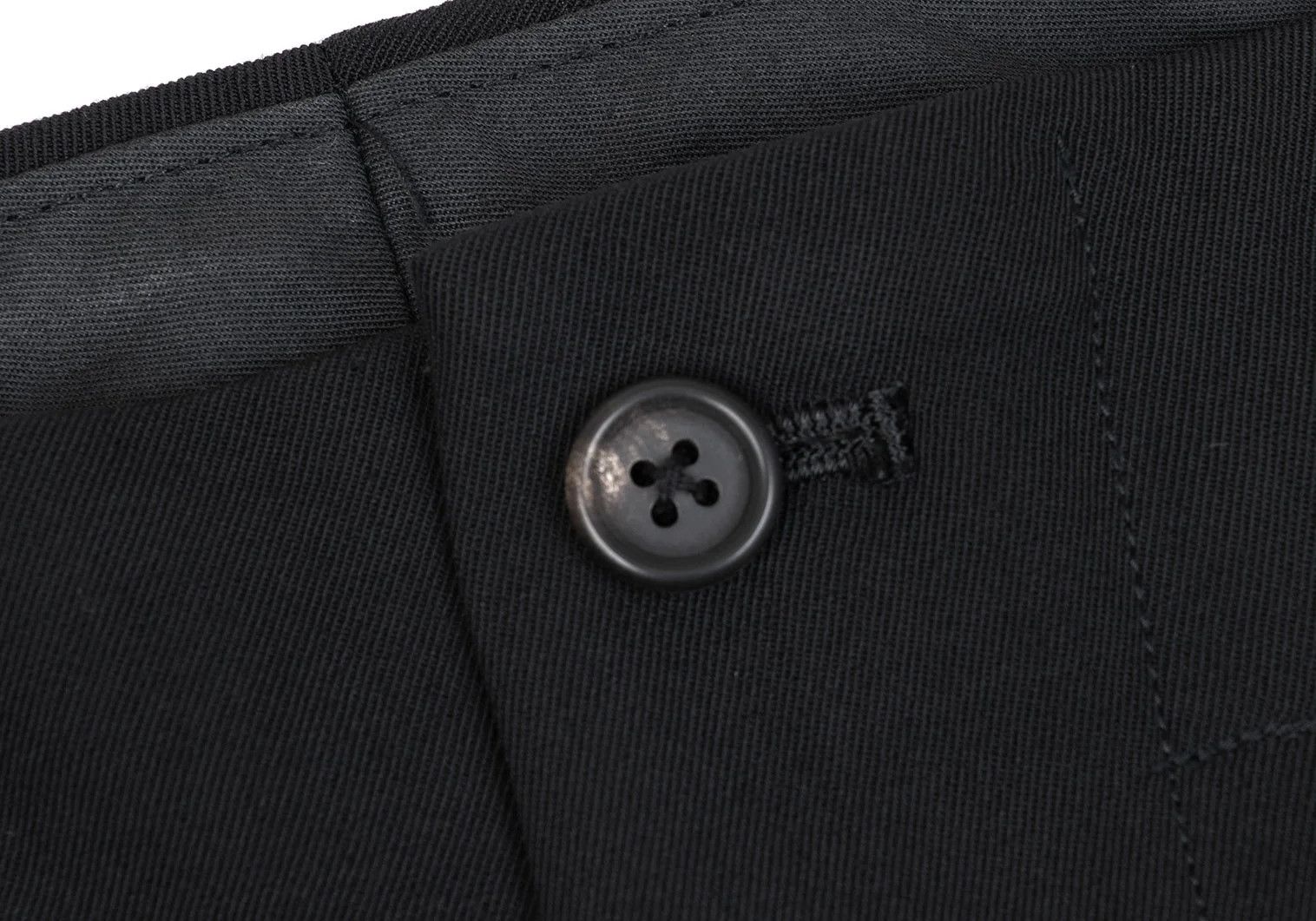 Yohji Yamamoto Yohji Yamamoto Wool Gabardine Trousers Black Size US 30 / EU 46 - 3 Thumbnail