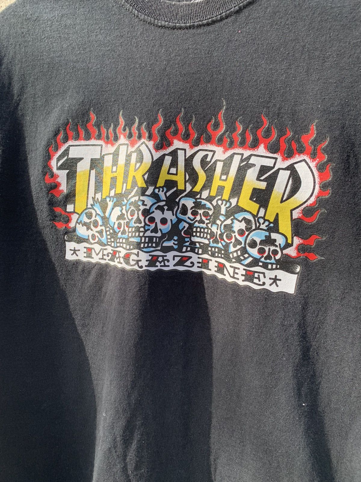 Thrasher × Vintage Vintage thrasher tee skulls logo Size US M / EU 48-50 / 2 - 4 Thumbnail