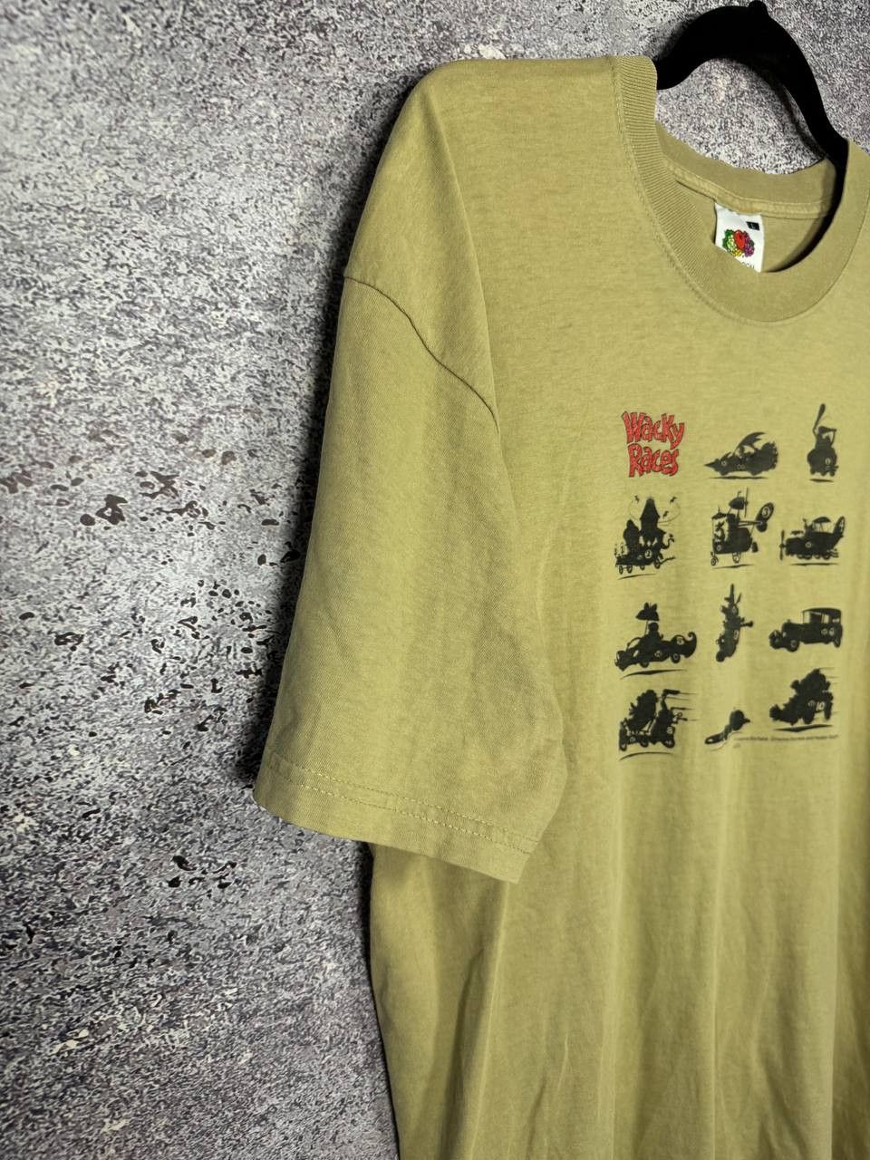 Cartoon Network × Fruit Of The Loom Wacky Races Hanna Barbera Vintage 2002 T-Shirt Large Size US L / EU 52-54 / 3 - 7 Thumbnail