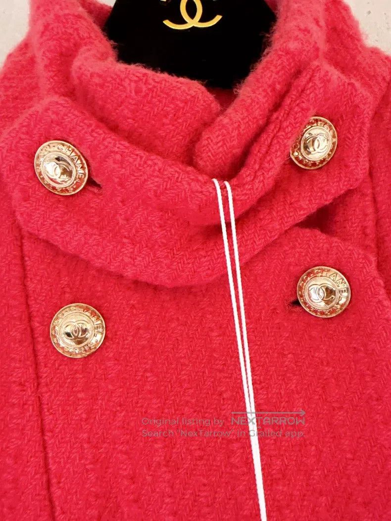 Chanel Chanel 20K equestrian series red double-breasted tweed jac Size XS / US 0-2 / IT 36-38 - 5 Thumbnail