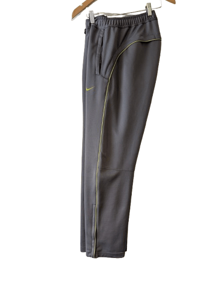 F.C.R.B × Nike F.C.R.B NIKE NEON PIPPING GRAY TRACK PANTS SIZE MEDIUM Size US 30 / EU 46 - 3 Thumbnail