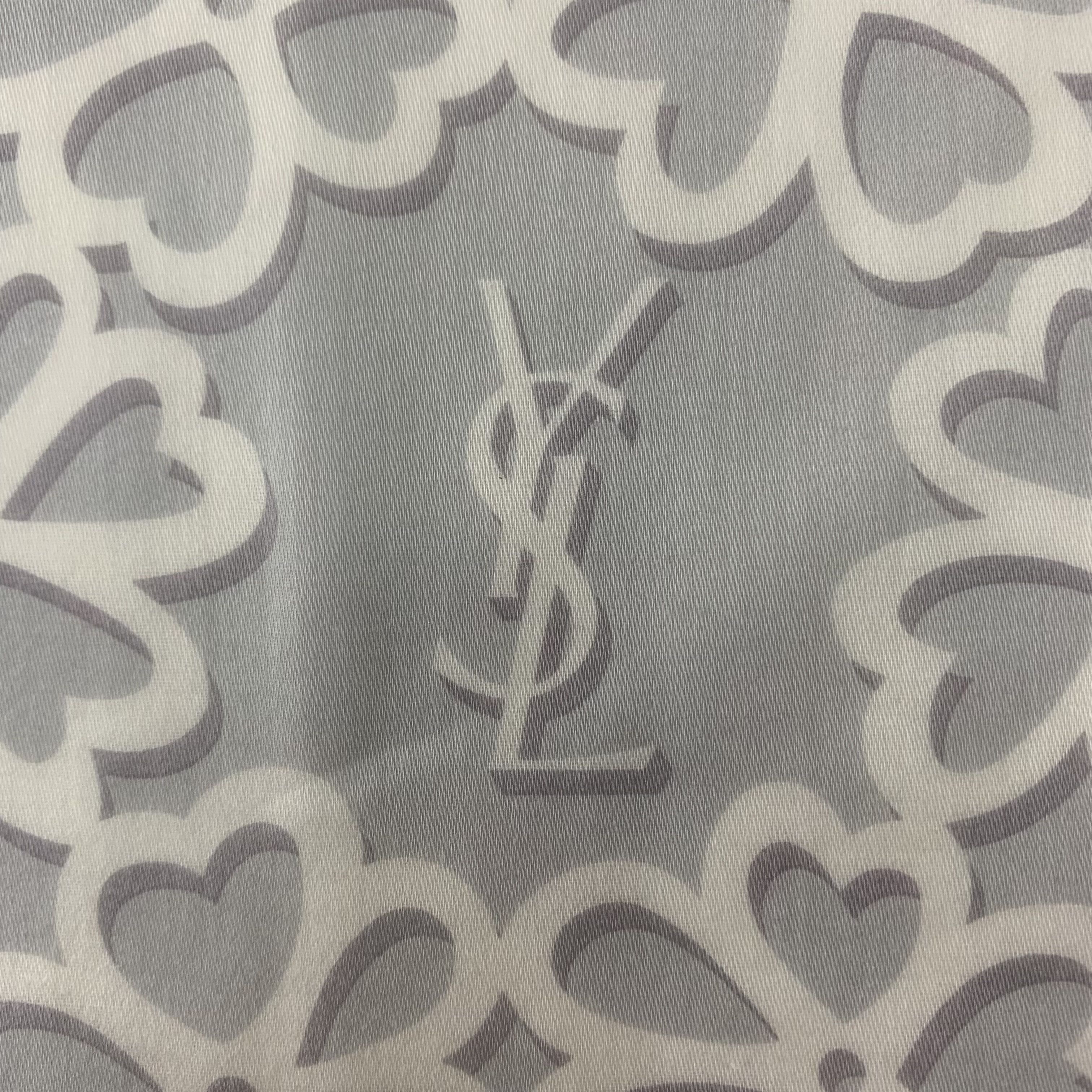 Yves Saint Laurent Yves Saint Lauren Handkerchief Bandana Neckerchief TB1114 Size ONE SIZE - 5 Thumbnail