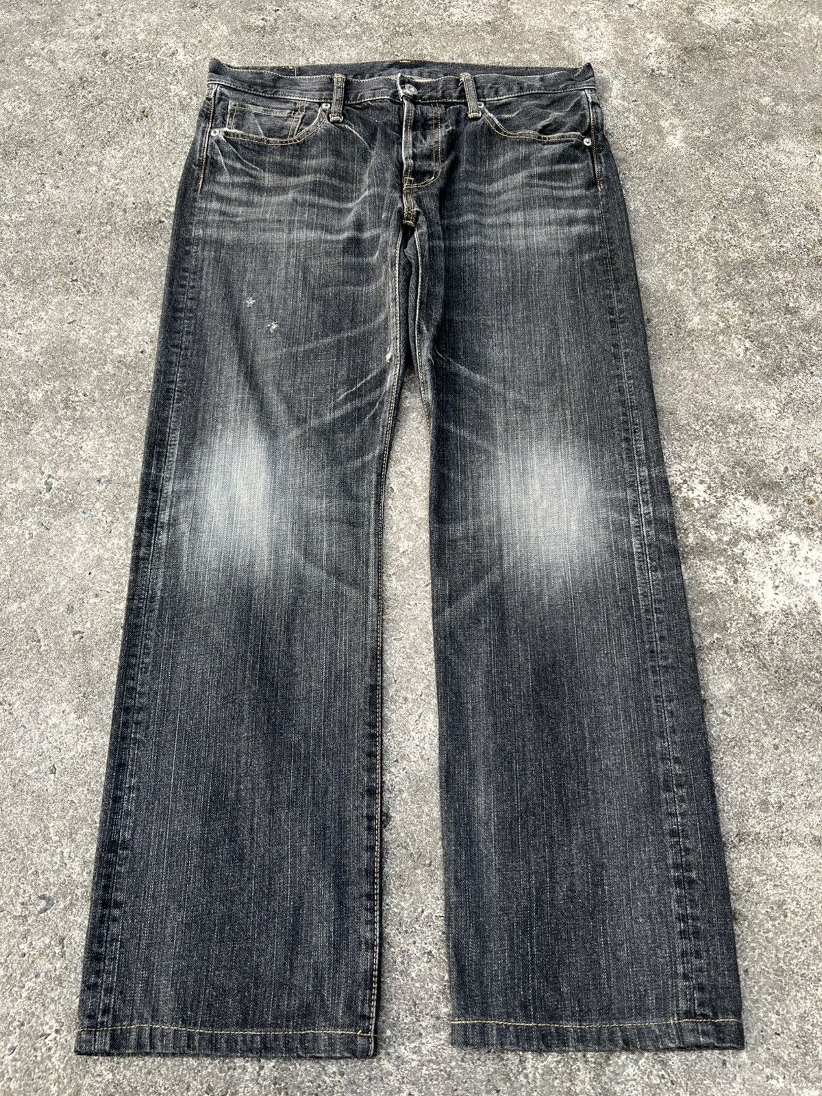 Spellbound Vintage 90’s Spellbound Mud Wash Jean #japan Size US 35 - 1 Thumbnail