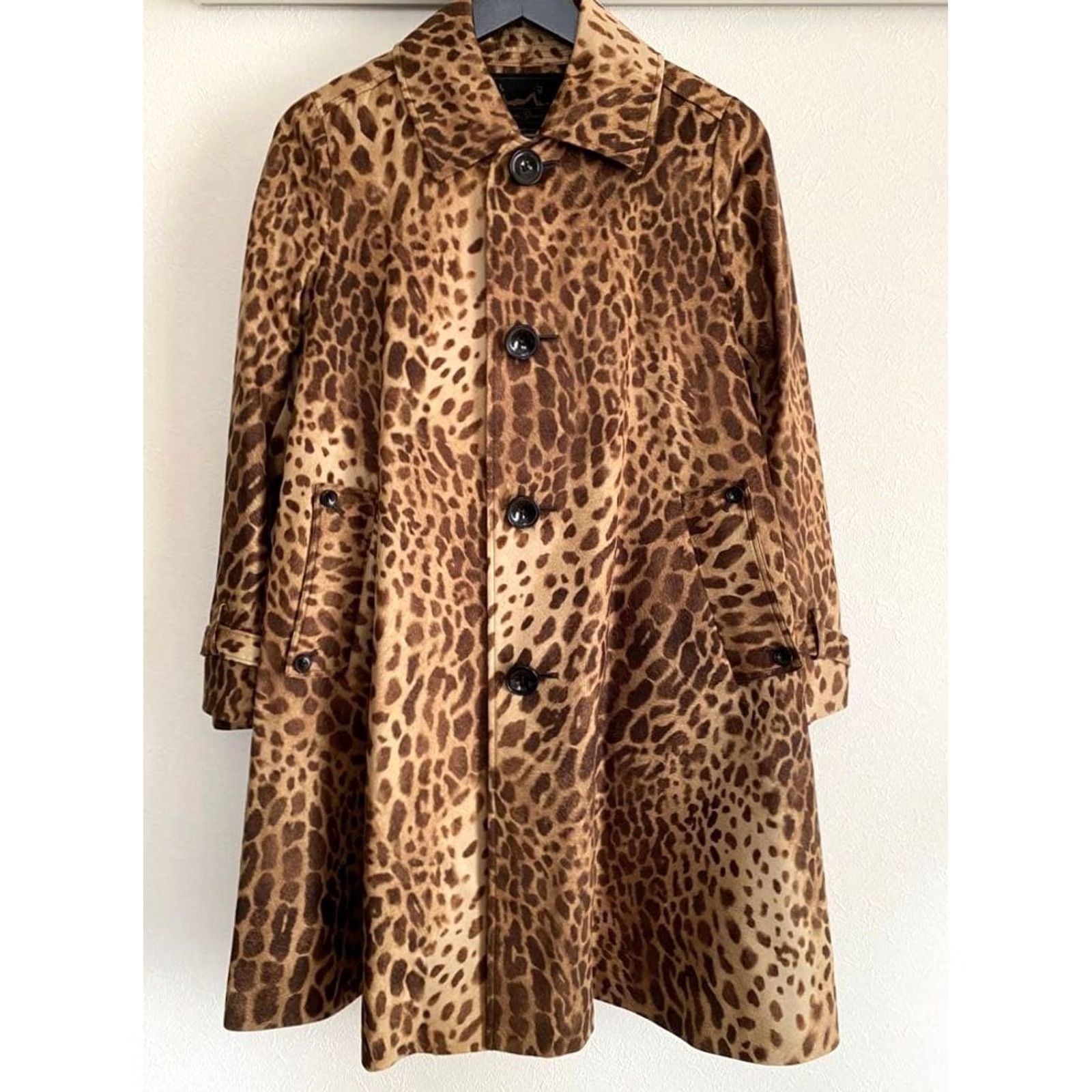 Hysteric Glamour Hysteric Glamour Leopard Print Coat Waist Belt A-Line Made in Japan Free Womens Size ONE SIZE - 3 Thumbnail