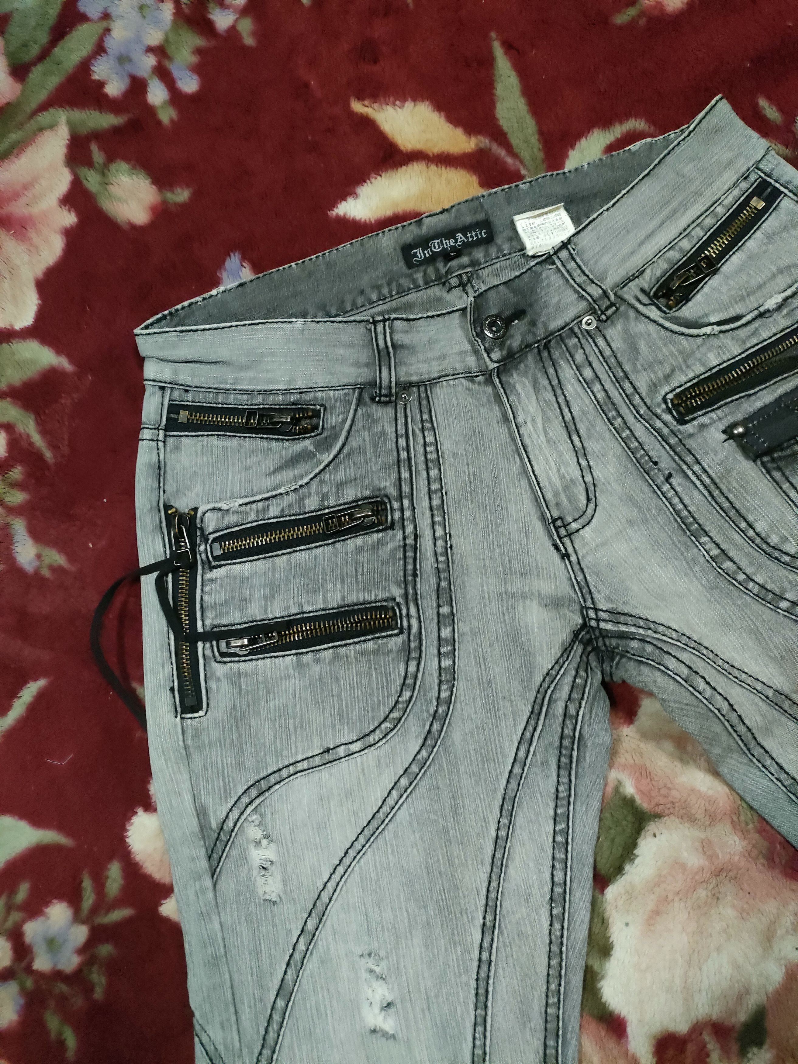In The Attic × Japanese Brand × Le Grande Bleu (L.G.B.) In The Attic Bondage Zipper Jeans Size US 32 / EU 48 - 13 Thumbnail
