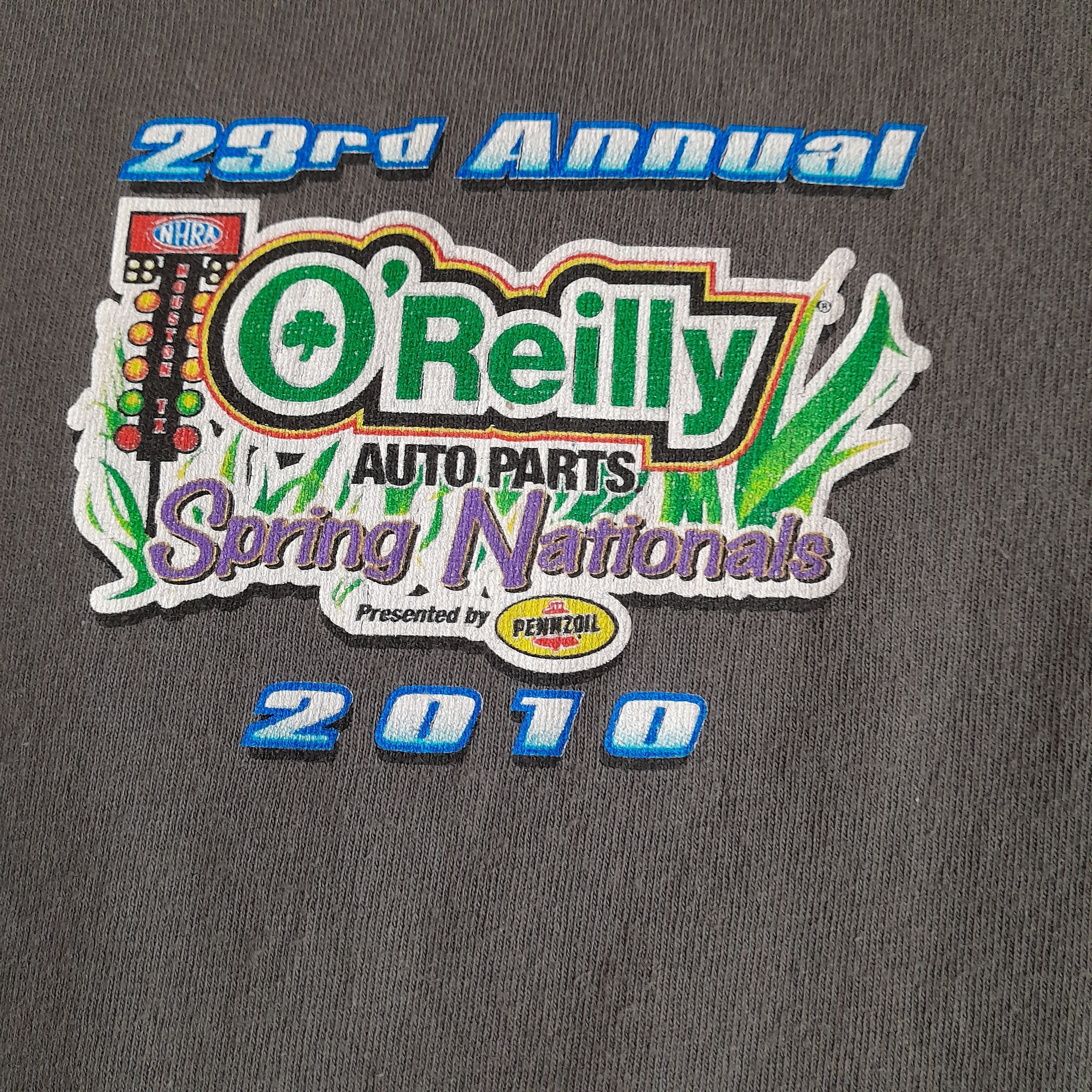 Anvil O’Reilly Nationals Brown T-Shirt 2010 Race (NHRA) Size US M / EU 48-50 / 2 - 3 Thumbnail