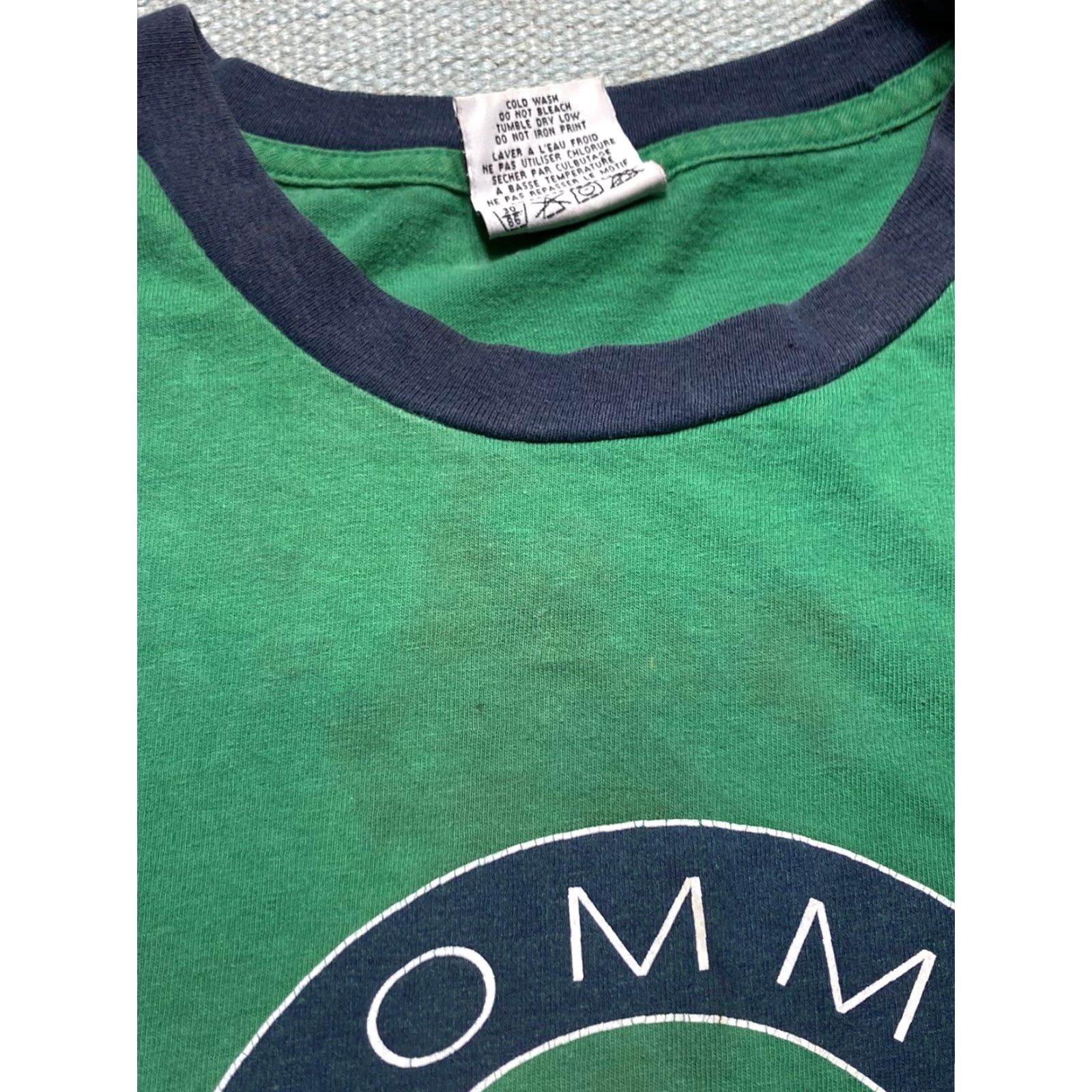 Tommy Hilfiger VINTAGE y2k ringer t shirt Tommy Hilfiger 100% cotton green Men’s XXL tshirt Tommy Jeans Shirt Mens Green 2XL Size US XXL / EU 58 / 5 - 6 Thumbnail