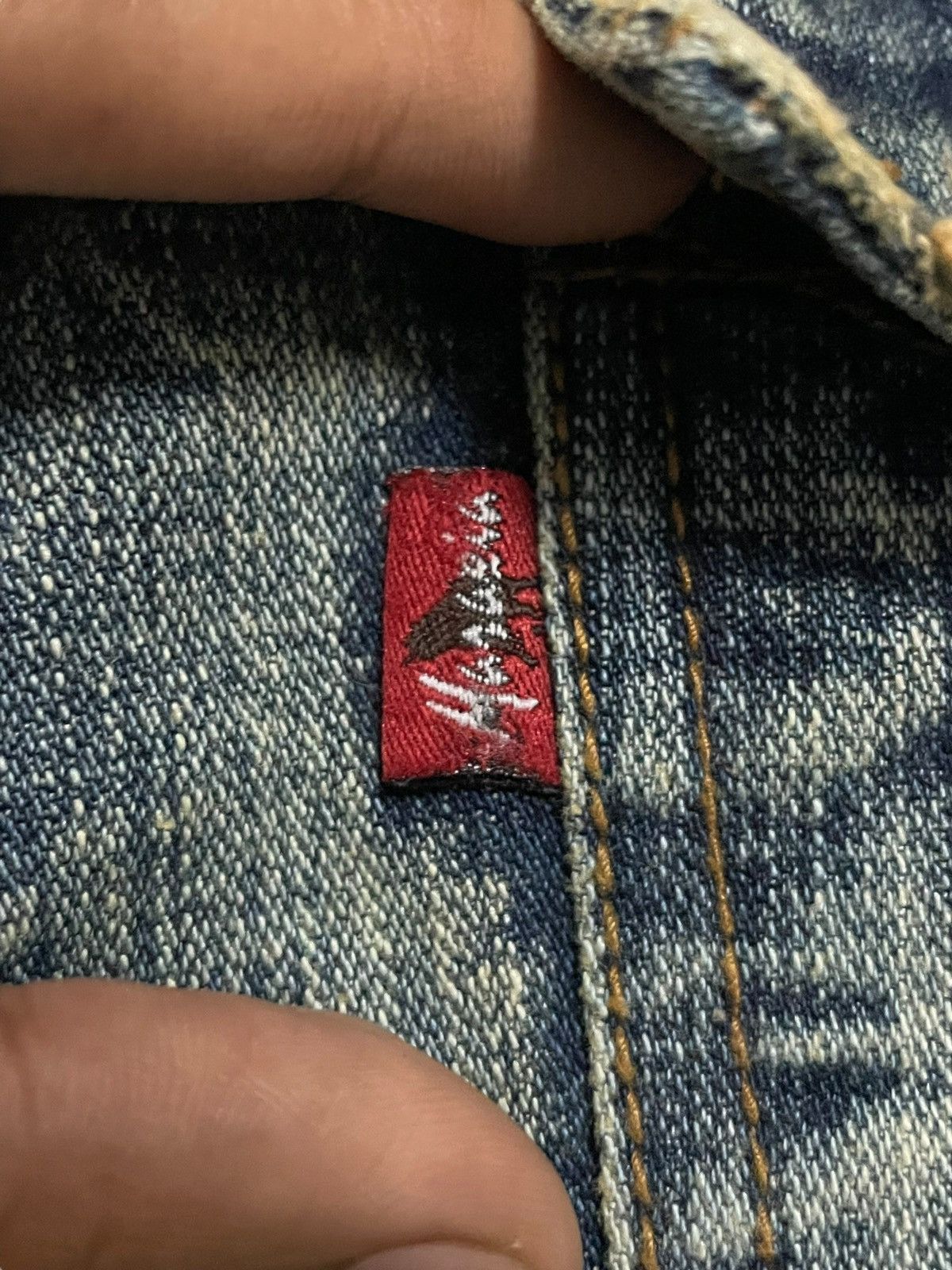 GOSTAR DE FUGA Maraxia Mudwash Distressing Flared Cracked Design Denim Size 25" / US 0 / IT 36 - 17 Thumbnail