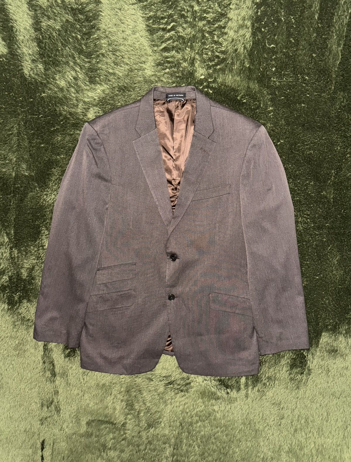 Tommy Hilfiger [40R] Tommy Hilfiger USA Two-Button Classic Fit Blazer Brown Size 40R - 1 Thumbnail