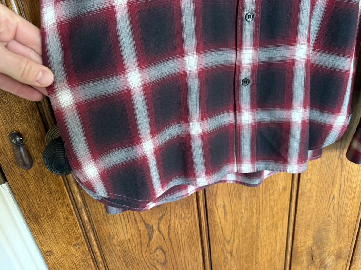 Saint Laurent Paris FW14 Saint Laurent Hedi Slimane red black flannel shirt 40 Size US L / EU 52-54 / 3 - 11 Thumbnail