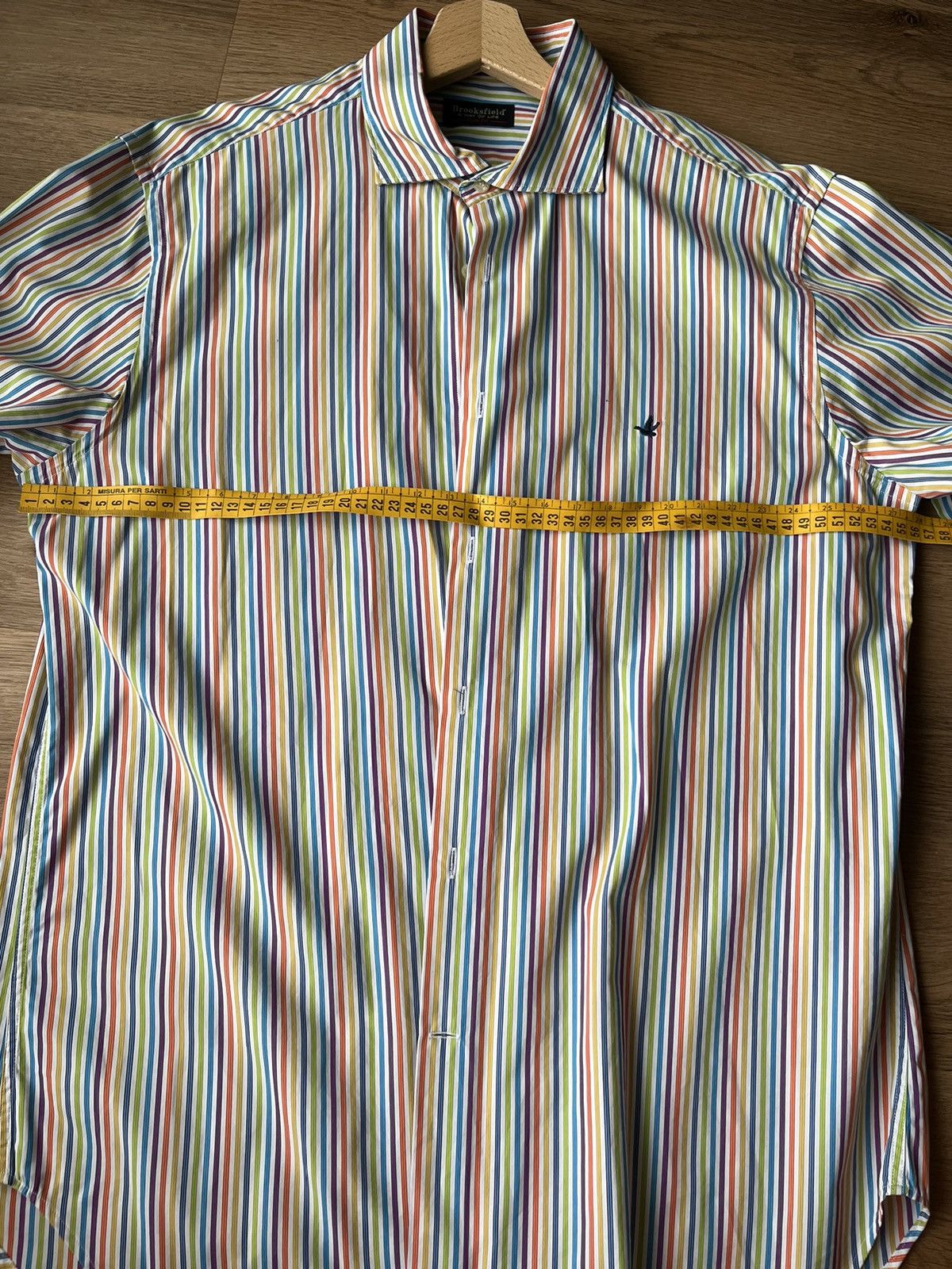 Brooksfield Men's striped shirt Size US XL / EU 56 / 4 - 6 Thumbnail