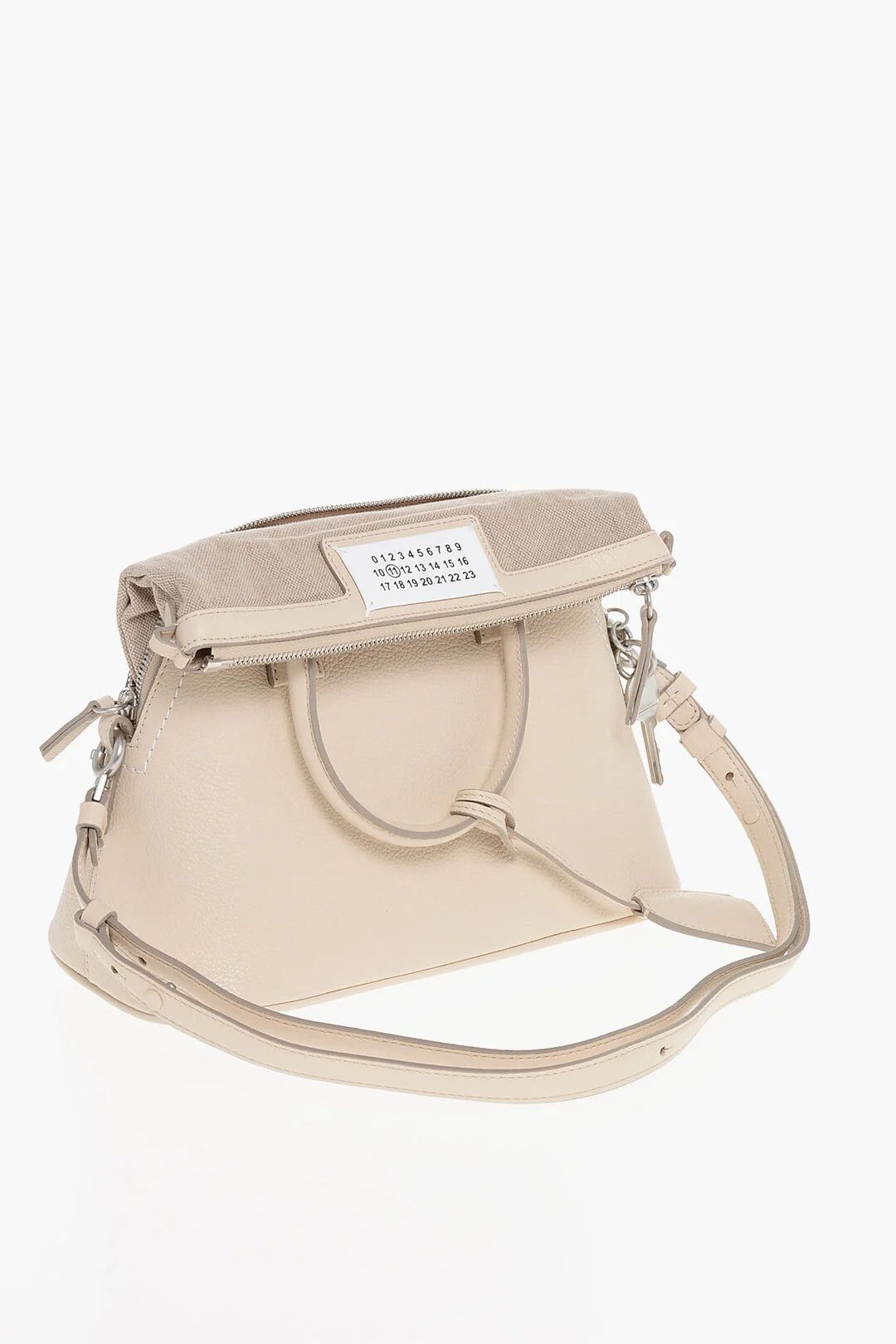 Maison Margiela og1mm0326 Size: 43-46 / Hammered Leather Bag in Beige Size ONE SIZE - 3 Thumbnail