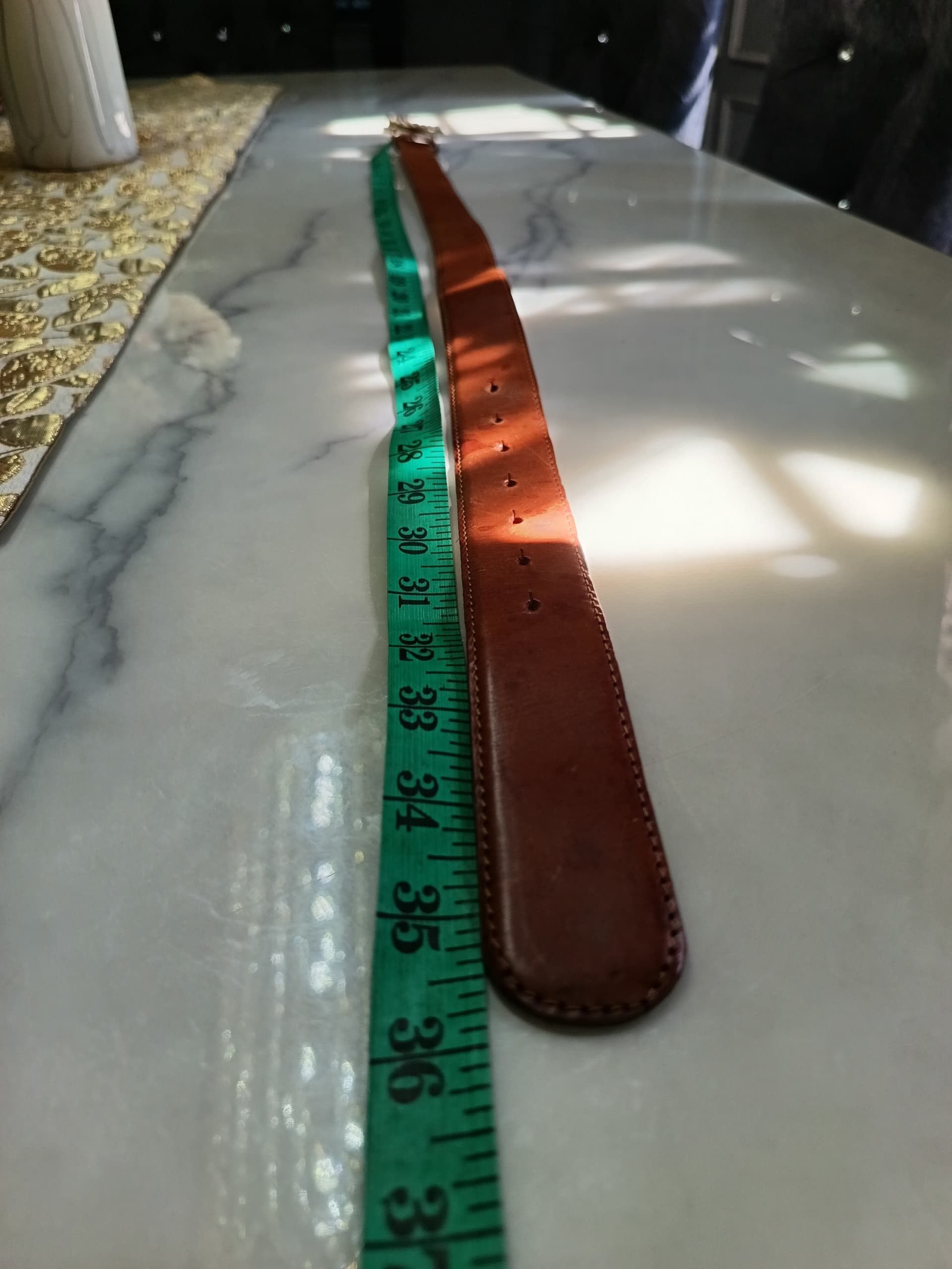 Etro × Leather × Vintage Etro leather made in Italy belt max size 29 inc Size ONE SIZE - 5 Thumbnail