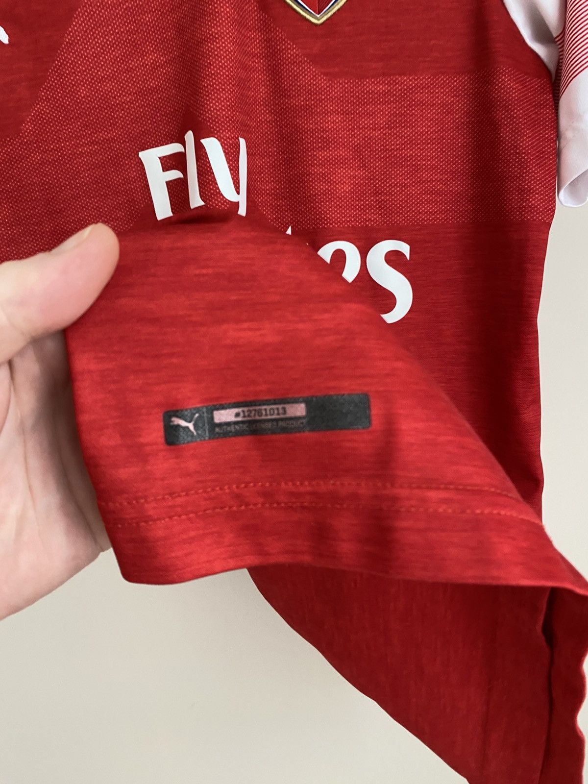 Puma ARSENAL 2018 2019 HOME FOOTBALL SHIRT SOCCER JERSEY PUMA Size US M / EU 48-50 / 2 - 6 Thumbnail