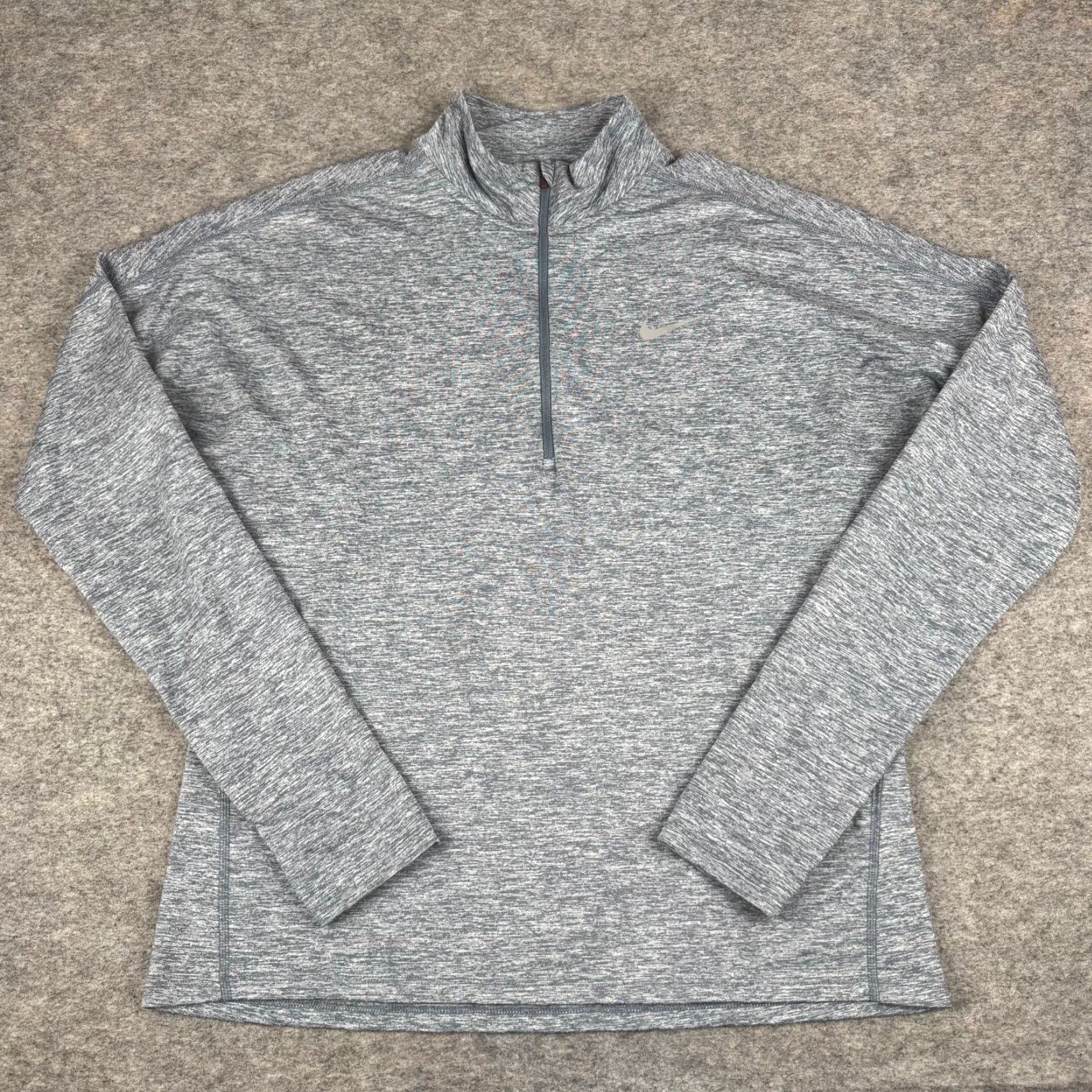 Nike Nike Dri Fit Element Shirt Blue Womens M 1/2 Zip Running Nike Element Shirt Womens M Blue Dri Fit Running Clothing Size M / US 6-8 / IT 42-44 - 2 Thumbnail