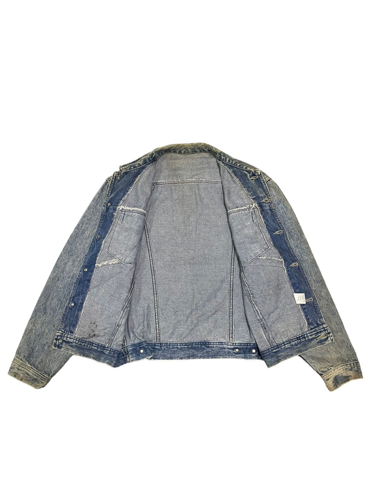Japanese Brand Vintage Japanese Brand Acid Wash Style Denim Jacket Size US M / EU 48-50 / 2 - 3 Thumbnail