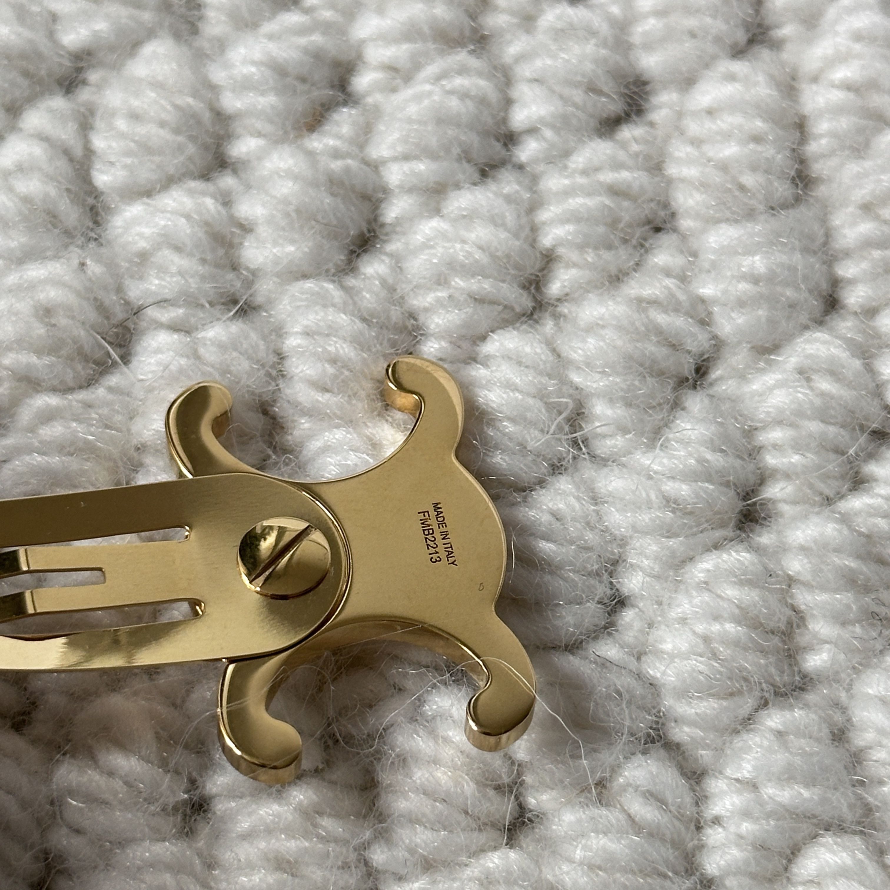 Celine CELINE SET OF 2 SNAP HAIR CLIPS Size ONE SIZE - 5 Thumbnail