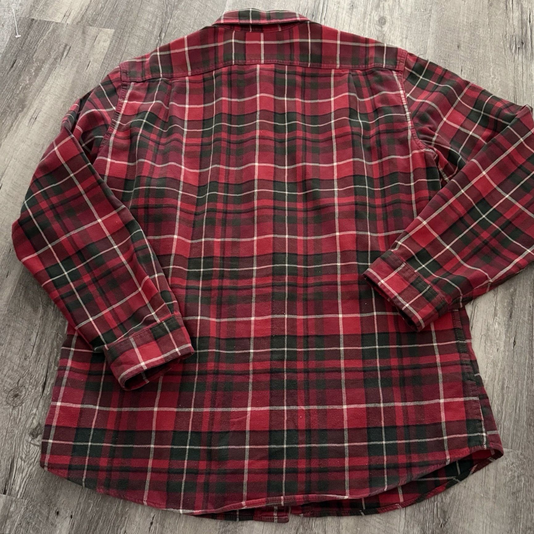Eddie Bauer Eddie Bauer Flannel Shirt Mens Medium Red Plaid Button-Up Cotton Shirt Size US M / EU 48-50 / 2 - 5 Thumbnail