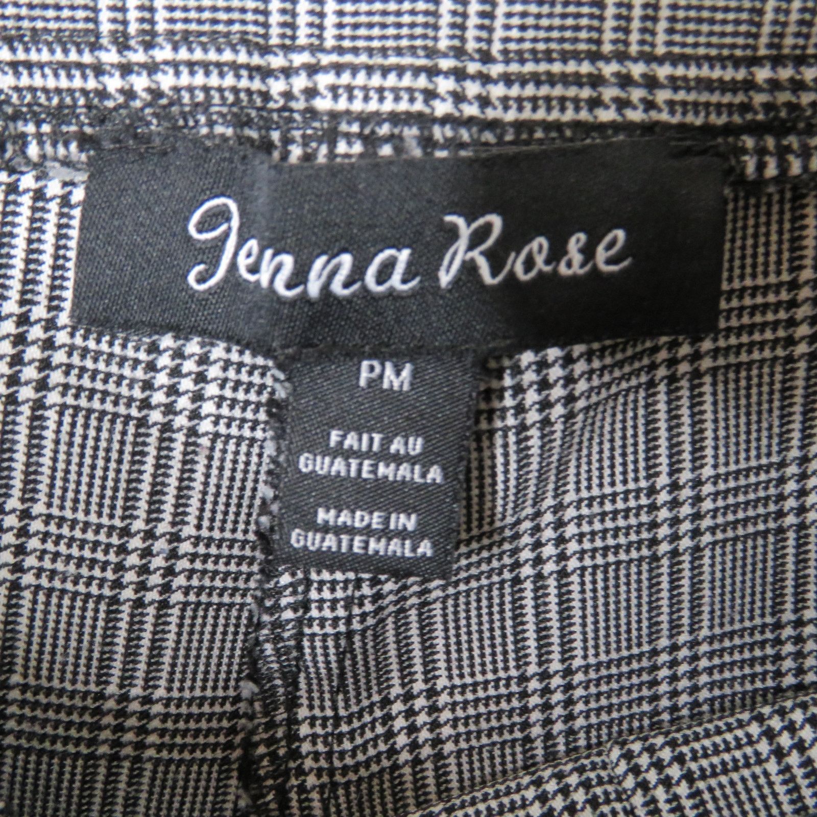 Vintage Y2K Black and White Houndstooth Flared Leg Trousers MP Size 27" / US 4 / IT 40 - 6 Thumbnail