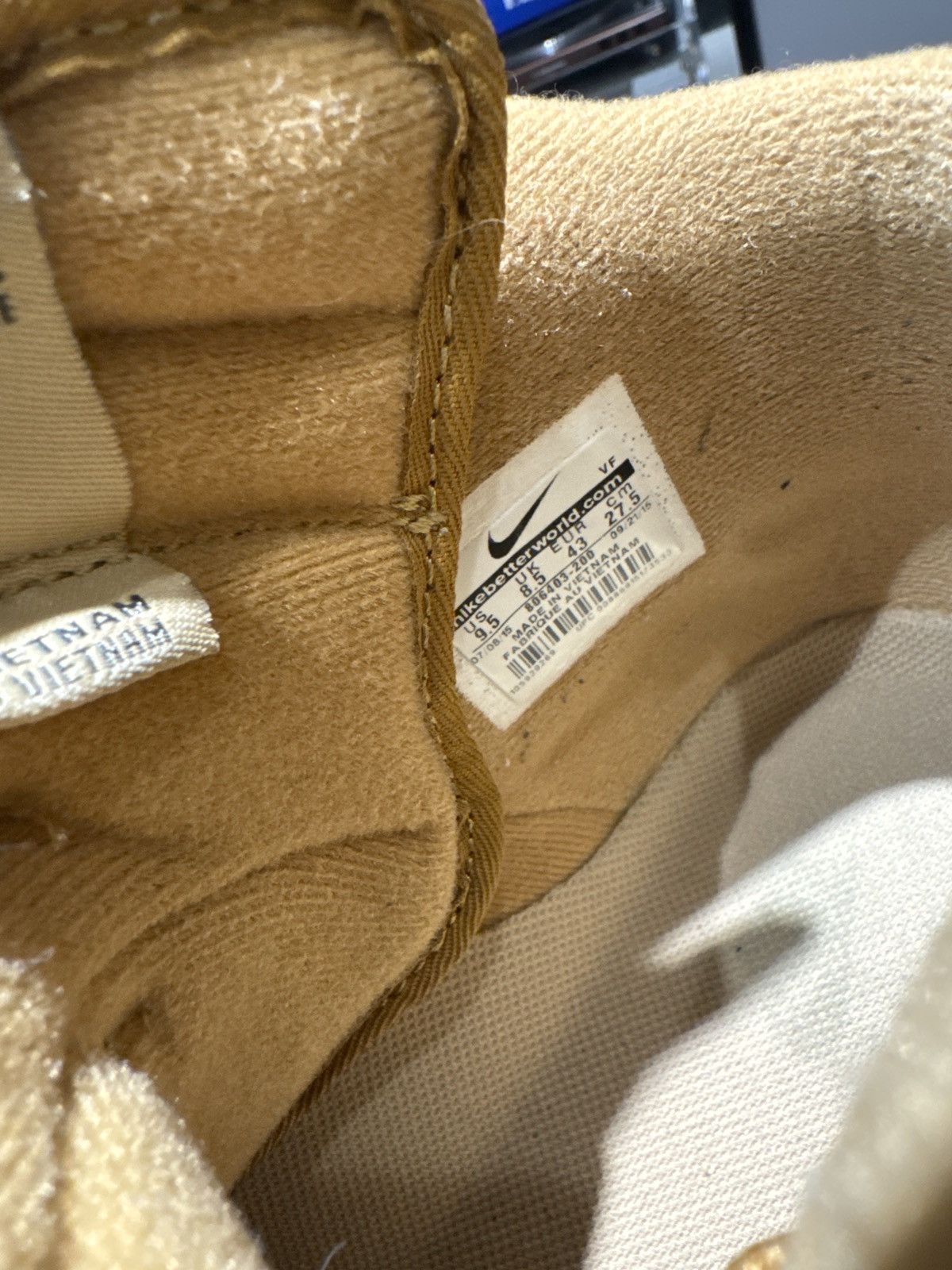 Nike Nike Air Force 1 High Wheat Flax 2016 Size US 9.5 / EU 42-43 - 6 Thumbnail