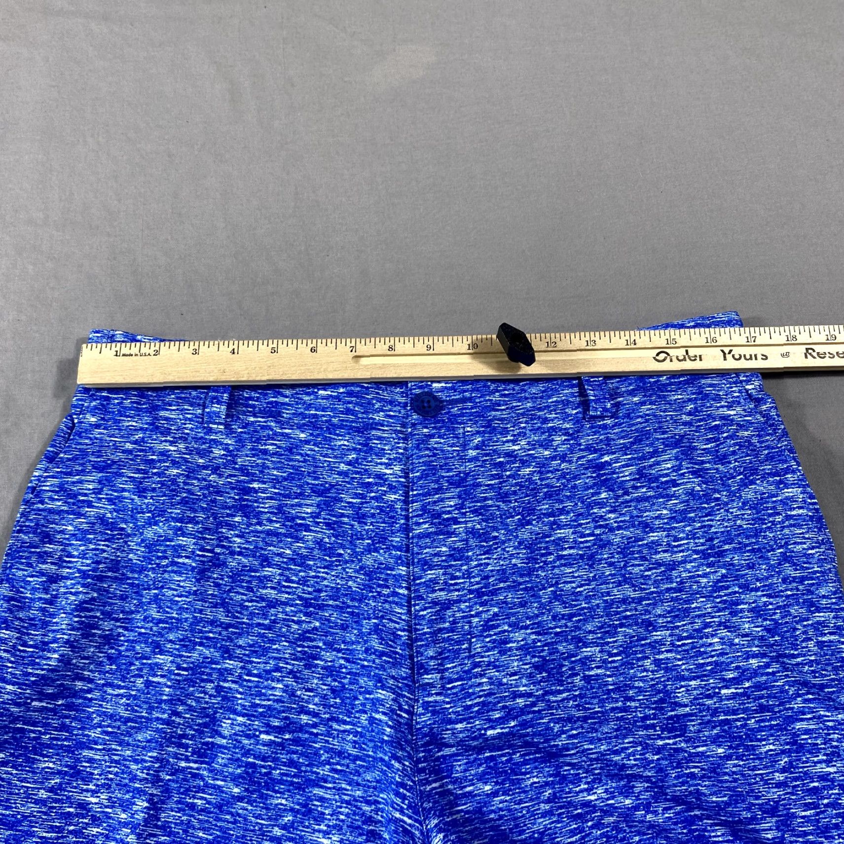 Vintage Reel Legends Shorts Womens 12 Heather Blue Outdoors Lightweight Pocket 34x4 Fish 34x4 Size 34" / US 12 / IT 48 - 6 Thumbnail