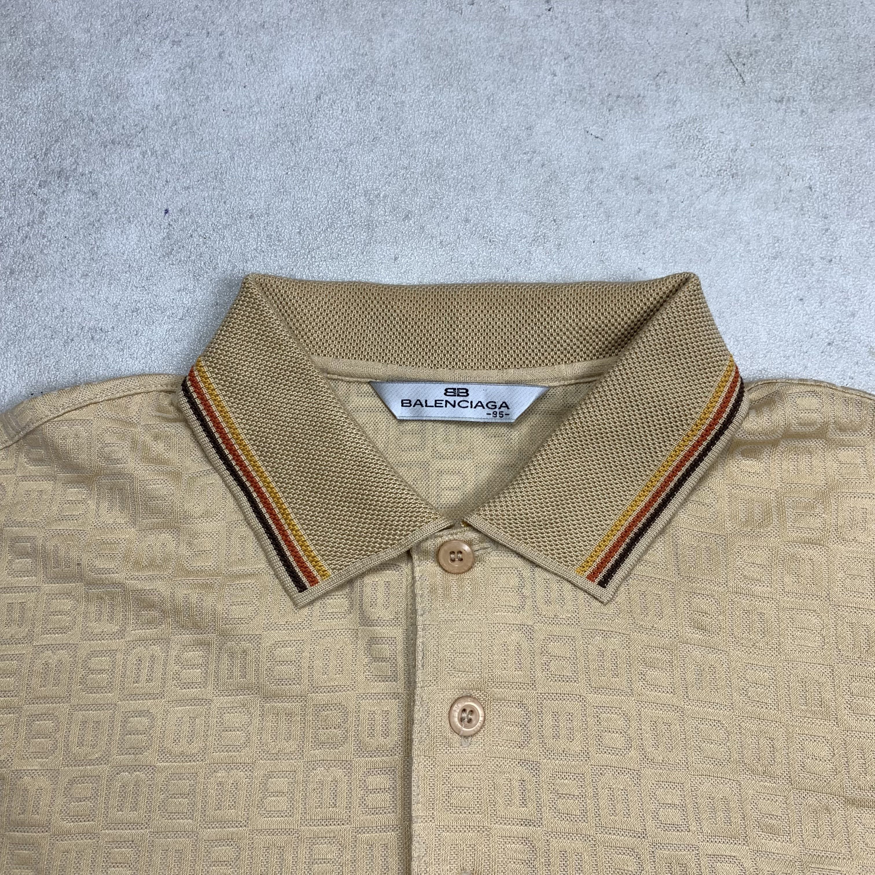 Balenciaga Vintage Balenciaga Monogram Longsleeve Tshirt Size US M / EU 48-50 / 2 - 5 Thumbnail