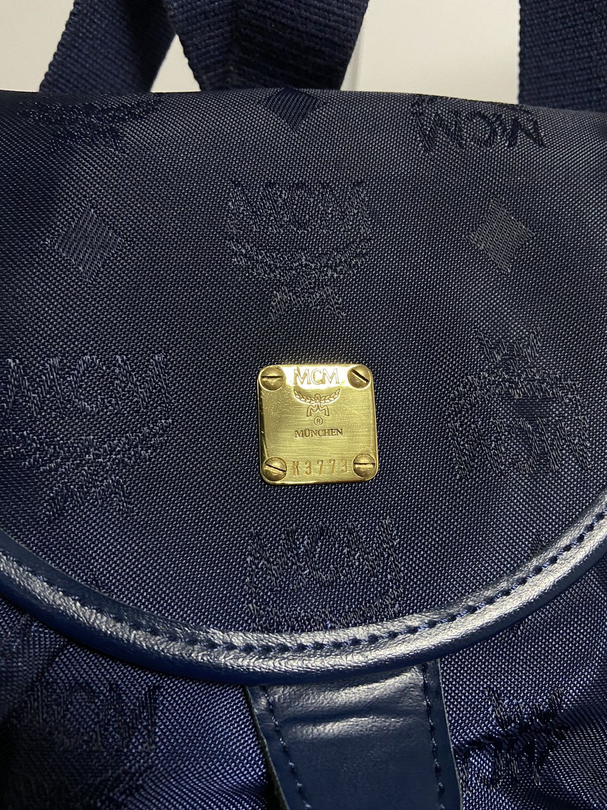 MCM × Vintage MCM mini Backpack monogram Vintage small Logo Luxury Y2K Size ONE SIZE - 9 Thumbnail