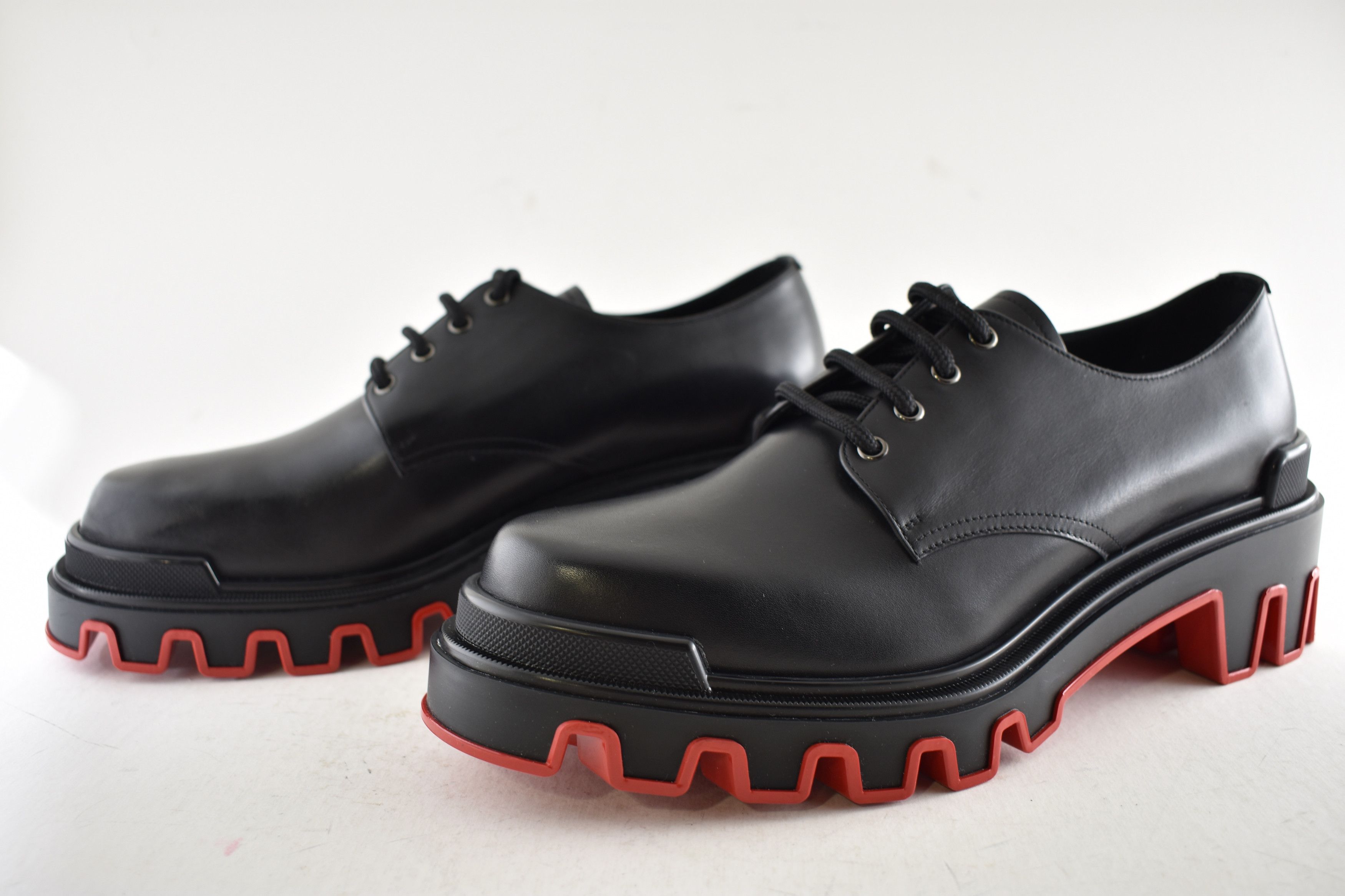 Christian Louboutin Trott Dune Uomo Flat Black Leather Platform Loafer 43.5 10.5 Size US 10.5 / EU 43-44 - 10 Thumbnail