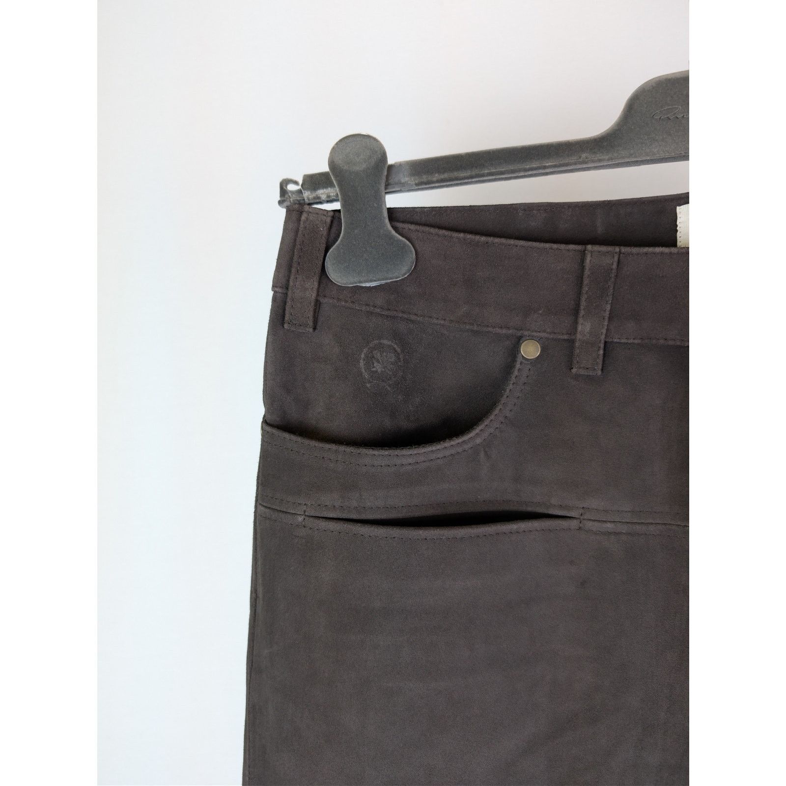 Aime Leon Dore o1rshd1 Suede Cowboy Pant jean pants in Moro Size US 32 / EU 48 - 6 Thumbnail